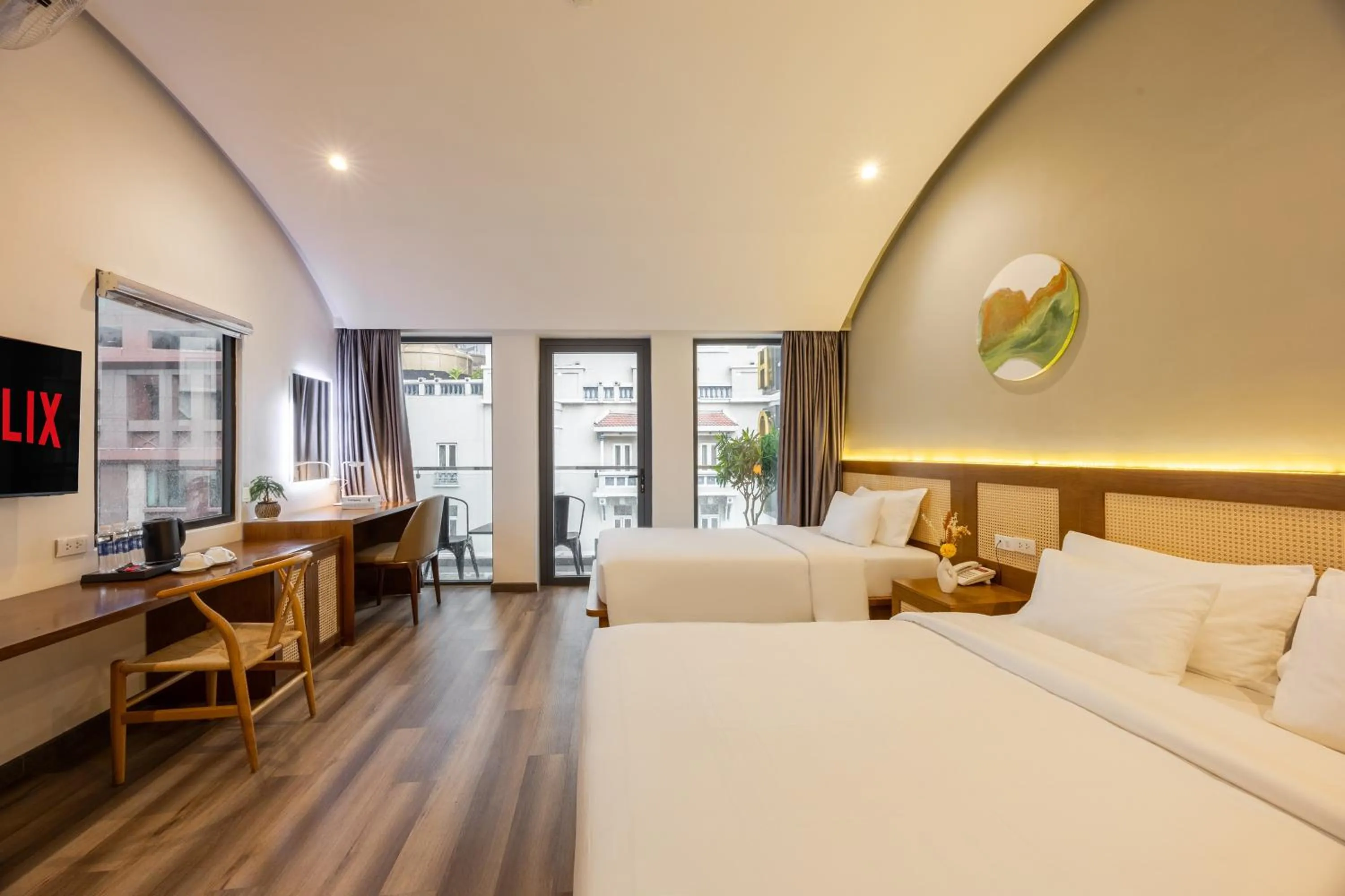 Bed in A25 Hotel - 14 Hồ Huấn Nghiệp