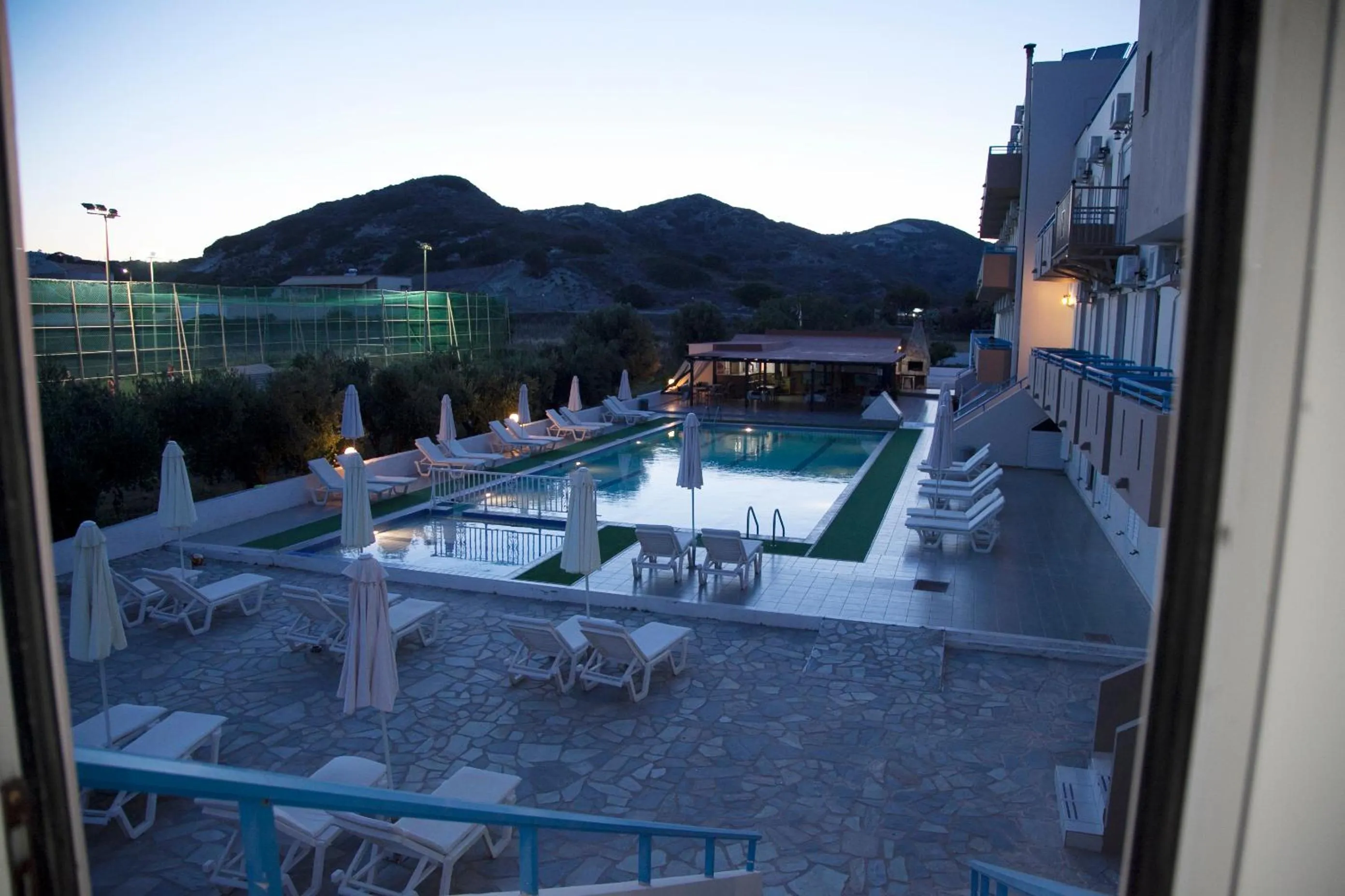 Pool view in Hotel Athinoula