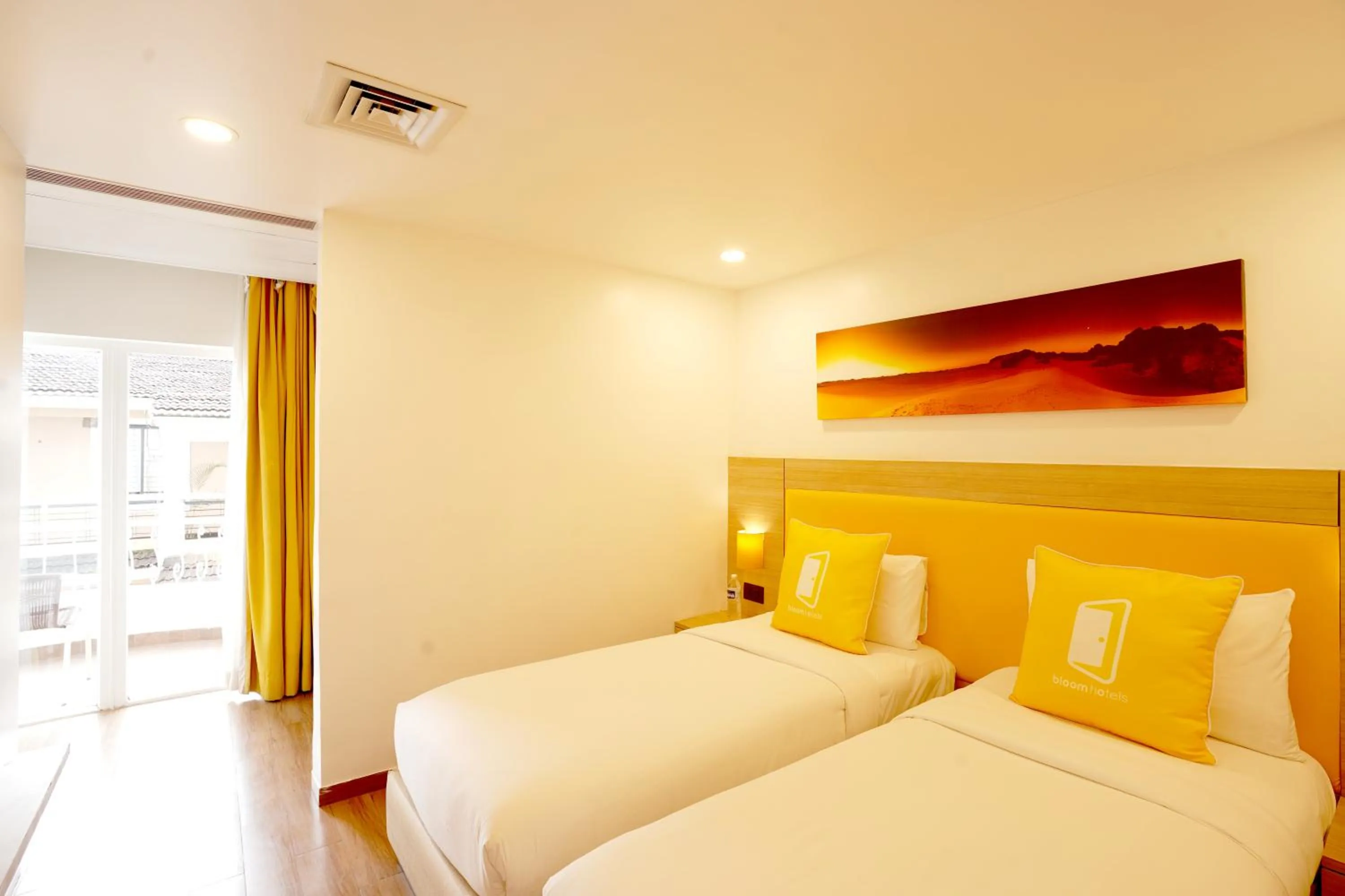 Bed in BloomSuites l Calangute