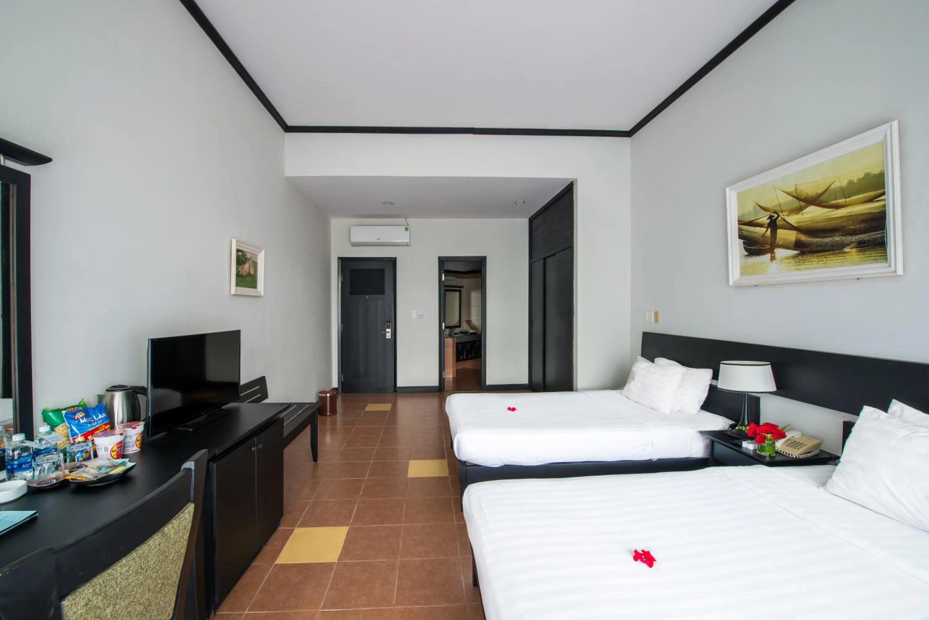 Photo of the whole room, Bed in Lazi Beach Resort