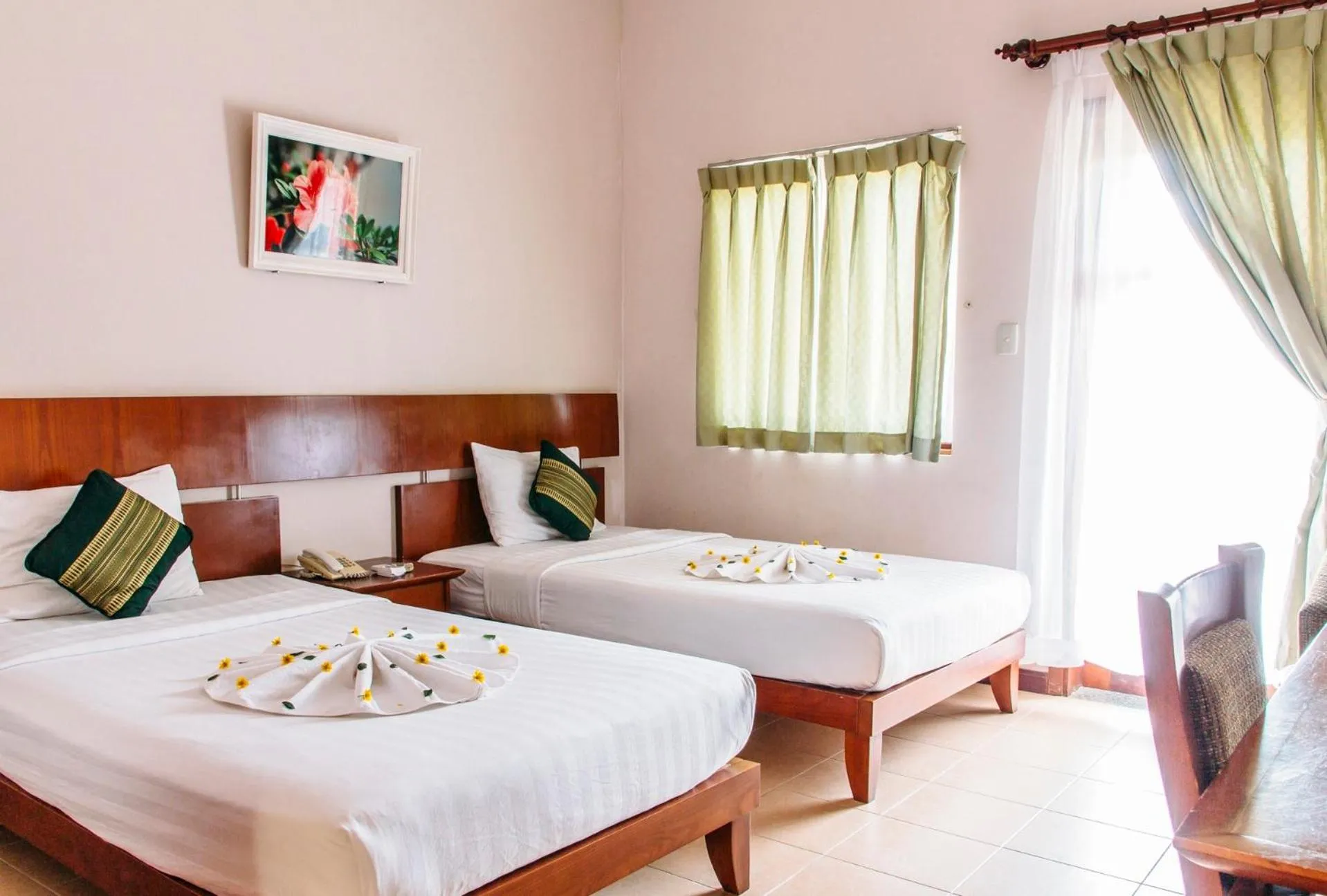 Photo of the whole room, Bed in Lazi Beach Resort