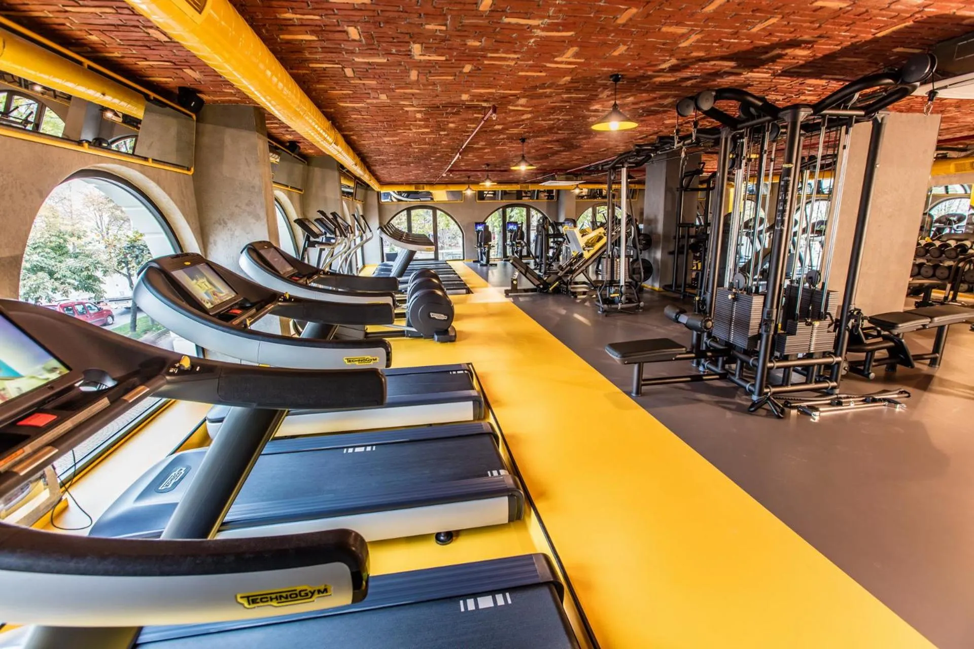Fitness centre/facilities in The Wyspy Hotel