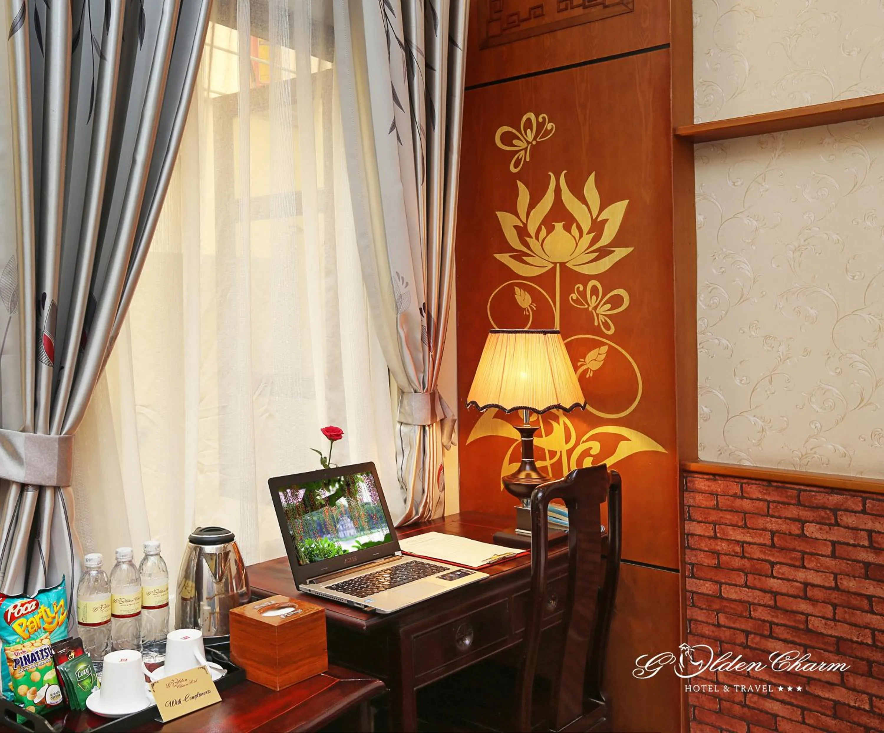 Bedroom in Hanoi Golden Charm Hotel