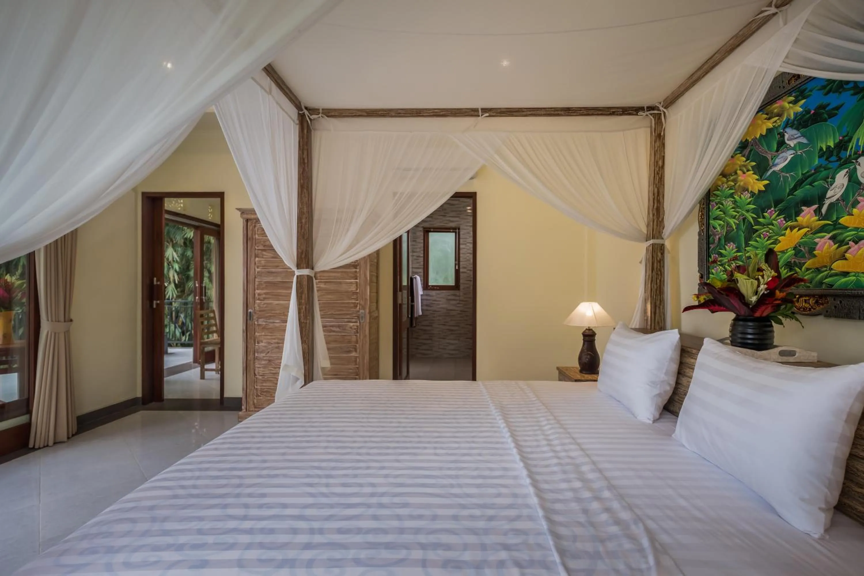 Bedroom, Bed in Puri Astina Villa