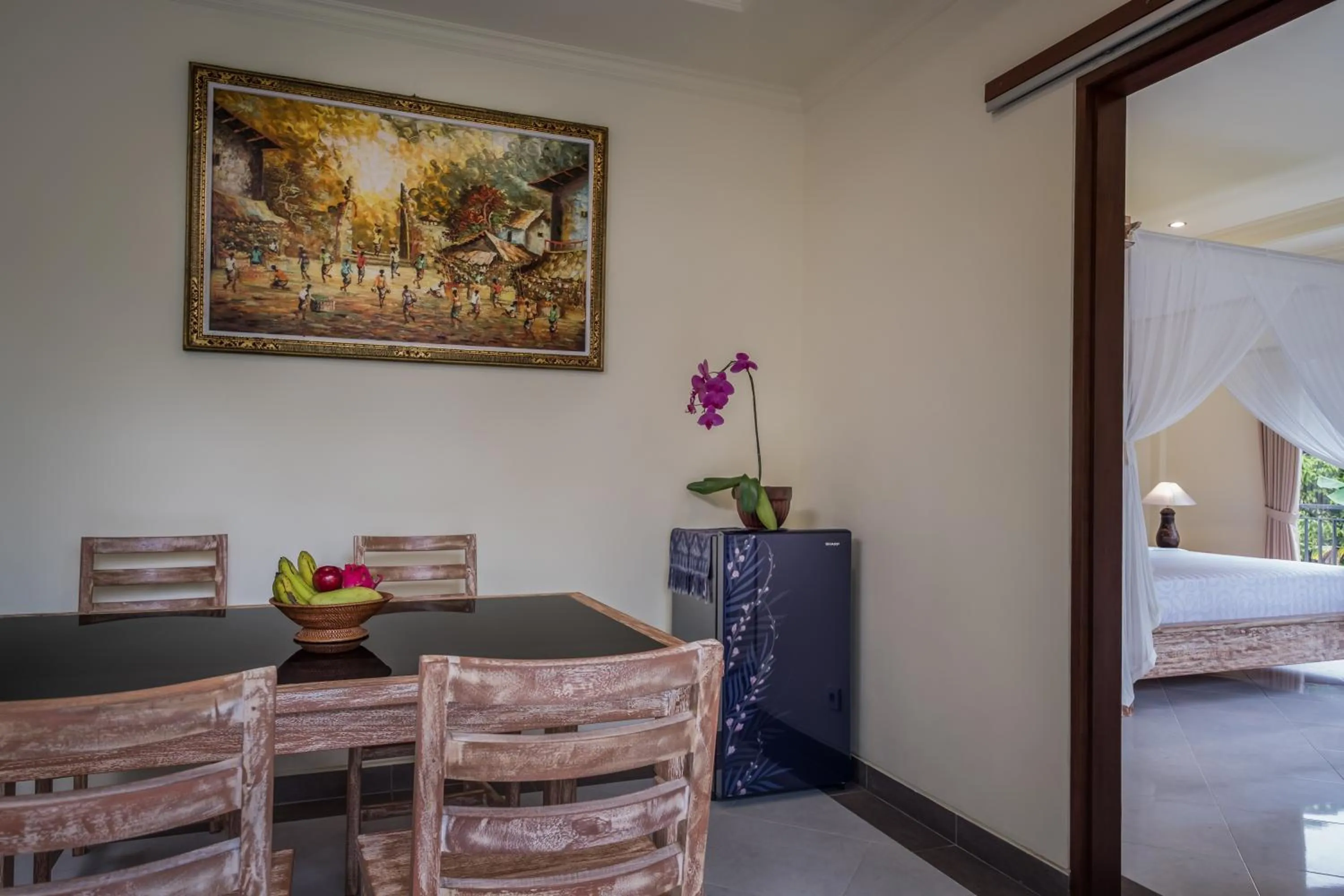 Living room, Bed in Puri Astina Villa