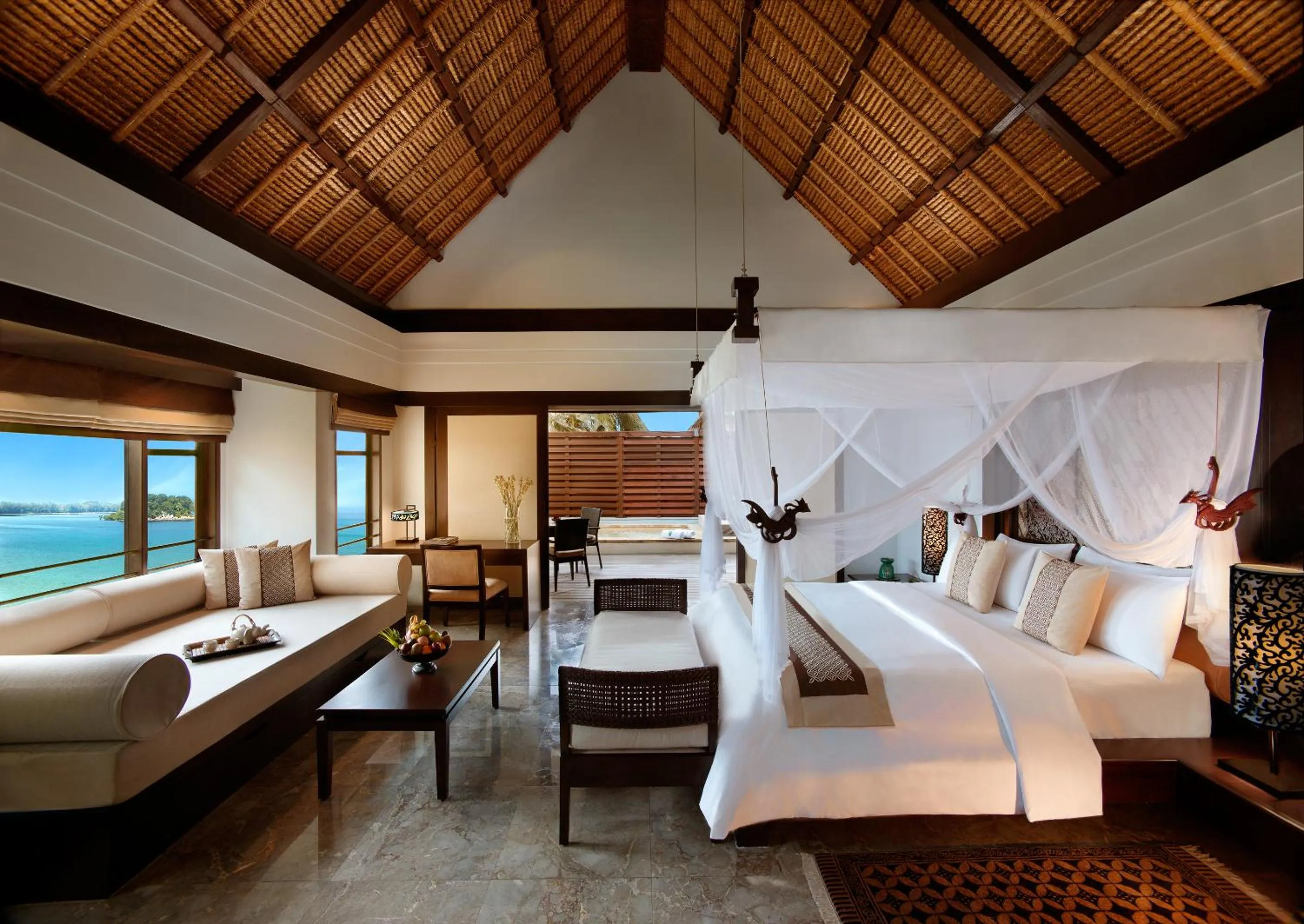Bed in Banyan Tree Bintan