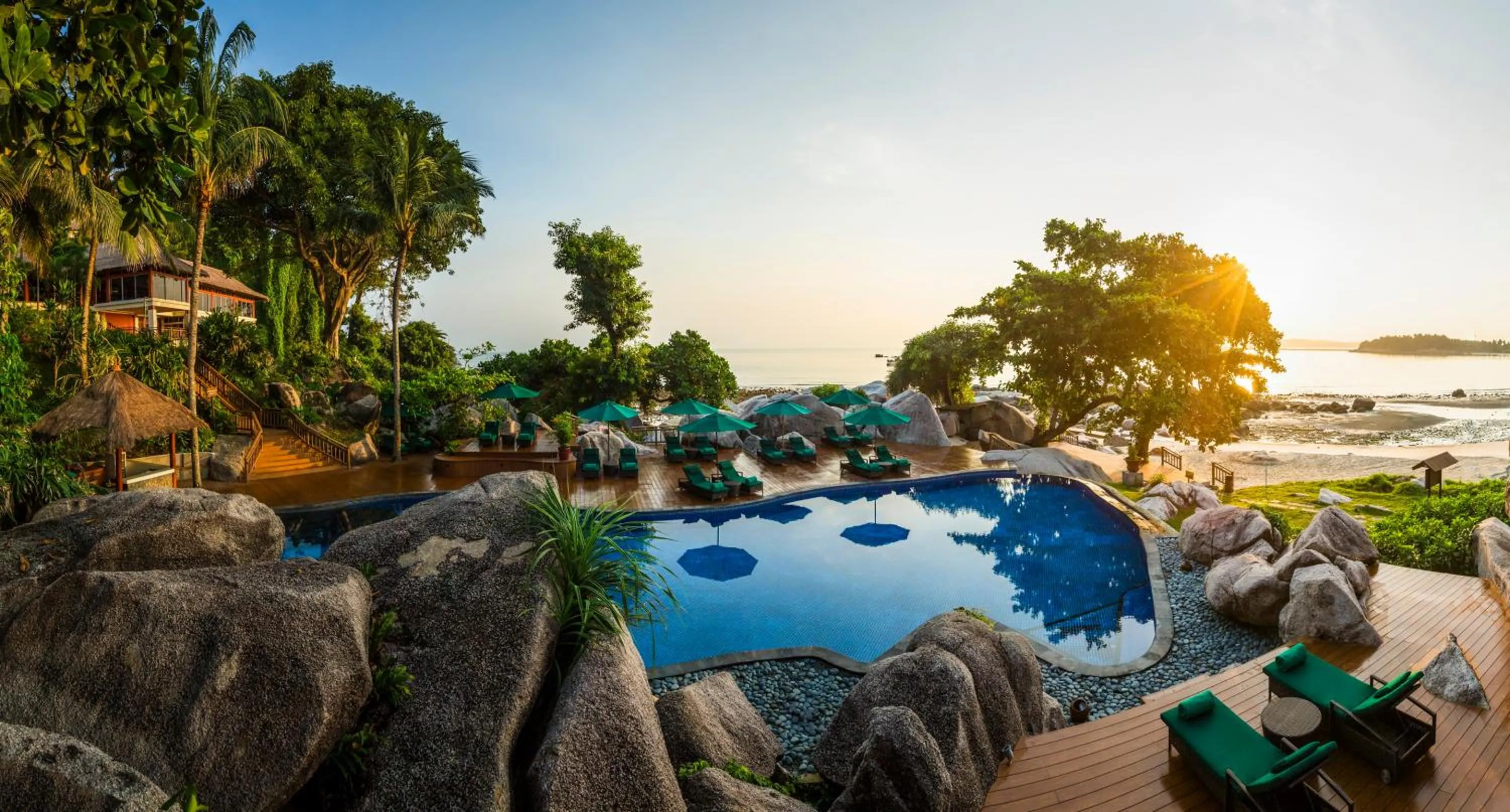 Swimming pool in Banyan Tree Bintan