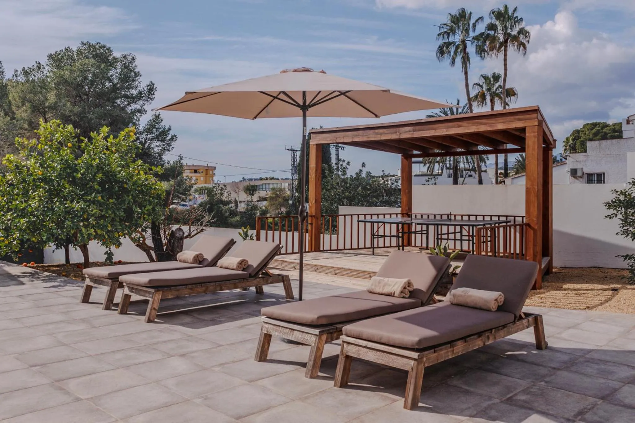 Patio in Boutique Hotel Los Limoneros