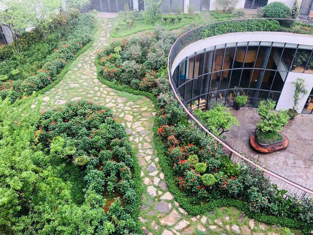 Garden in Pao's Sapa Leisure Hotel