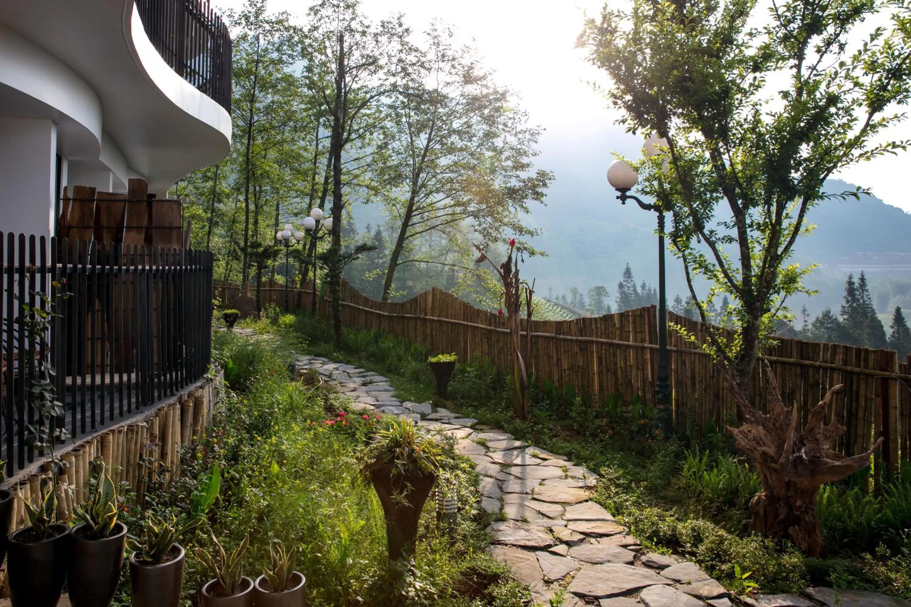 Garden in Pao's Sapa Leisure Hotel