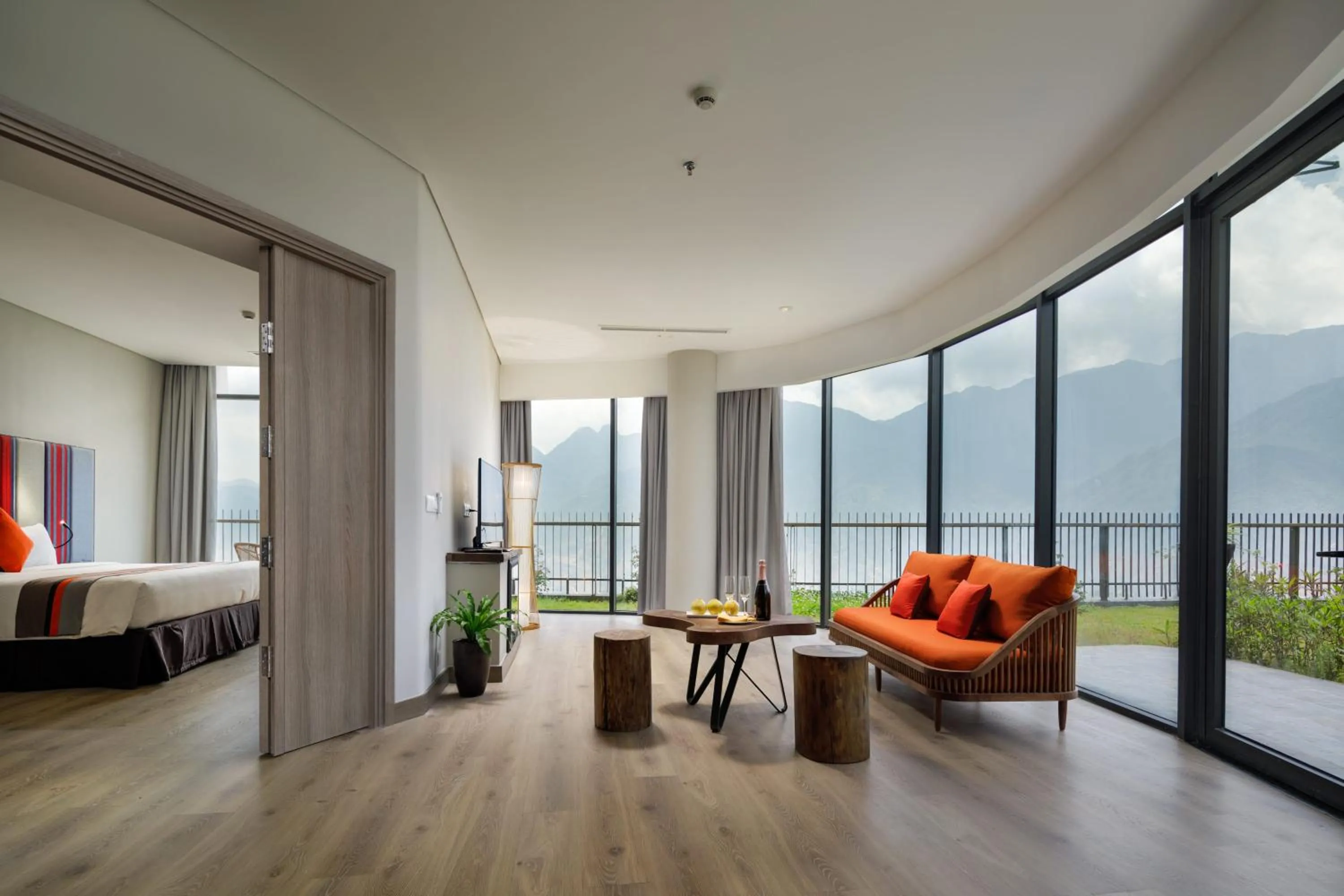 Living room, Bed in Pao's Sapa Leisure Hotel