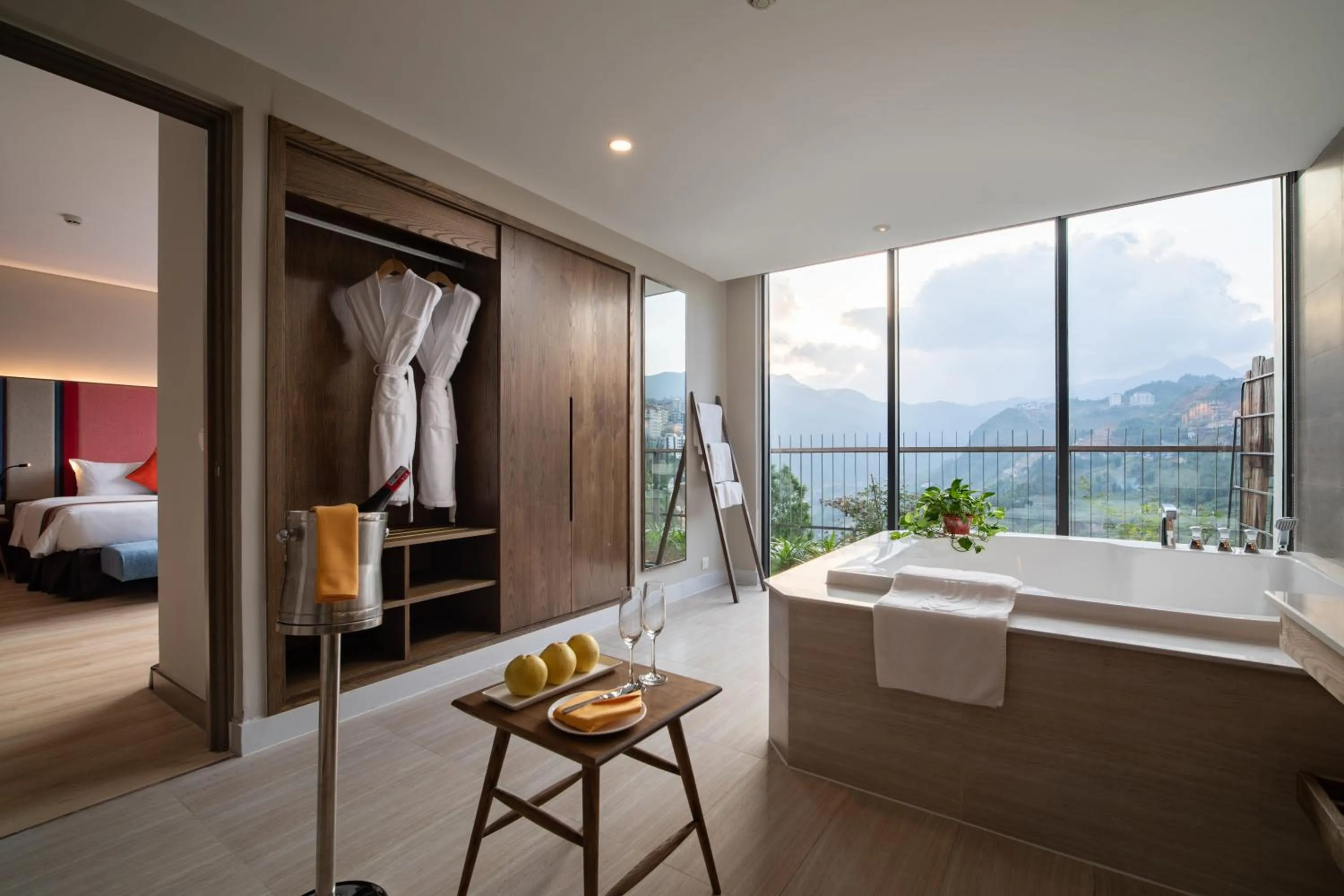 Bathroom, Bed in Pao's Sapa Leisure Hotel