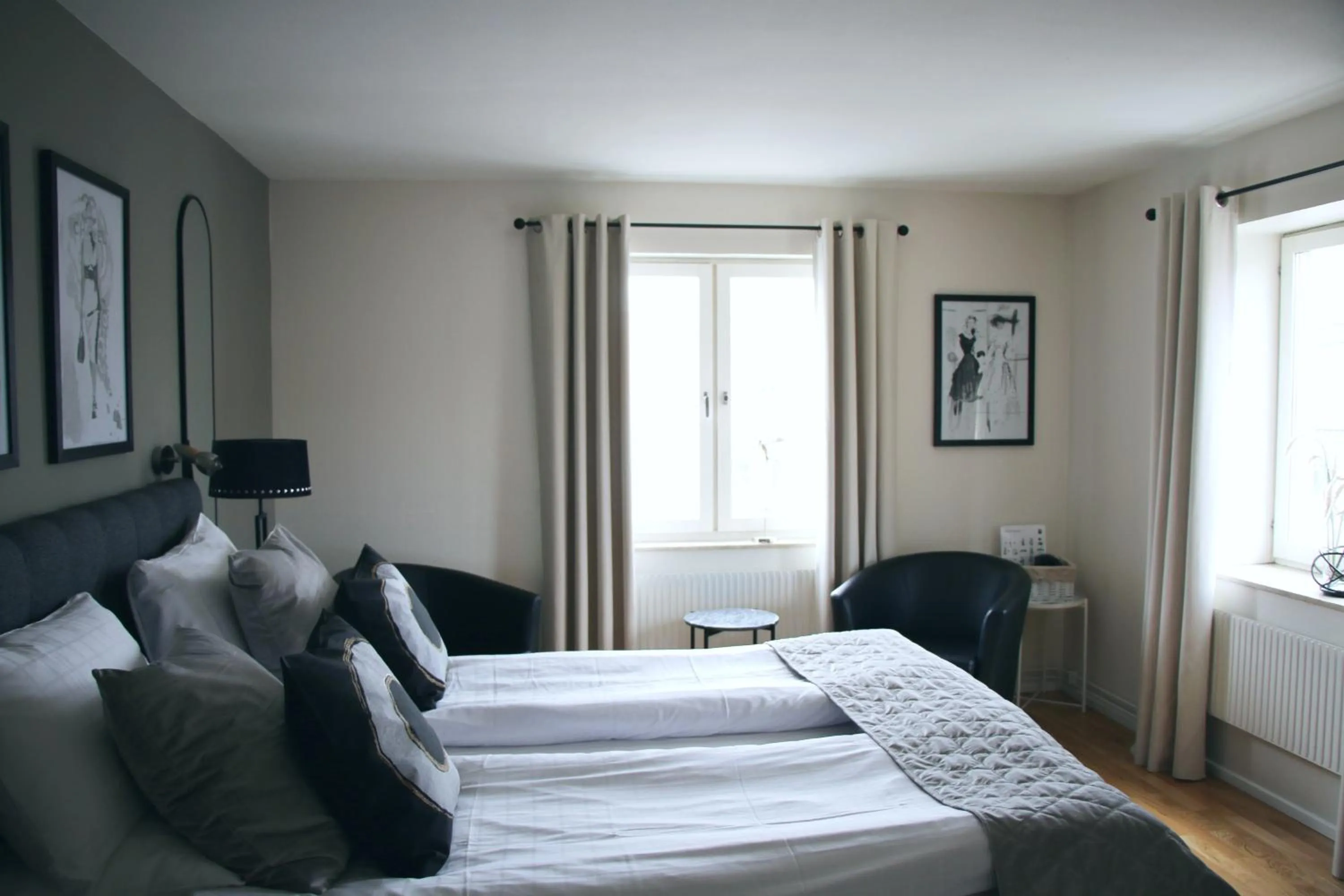 Bed in Hotel Carlshamn