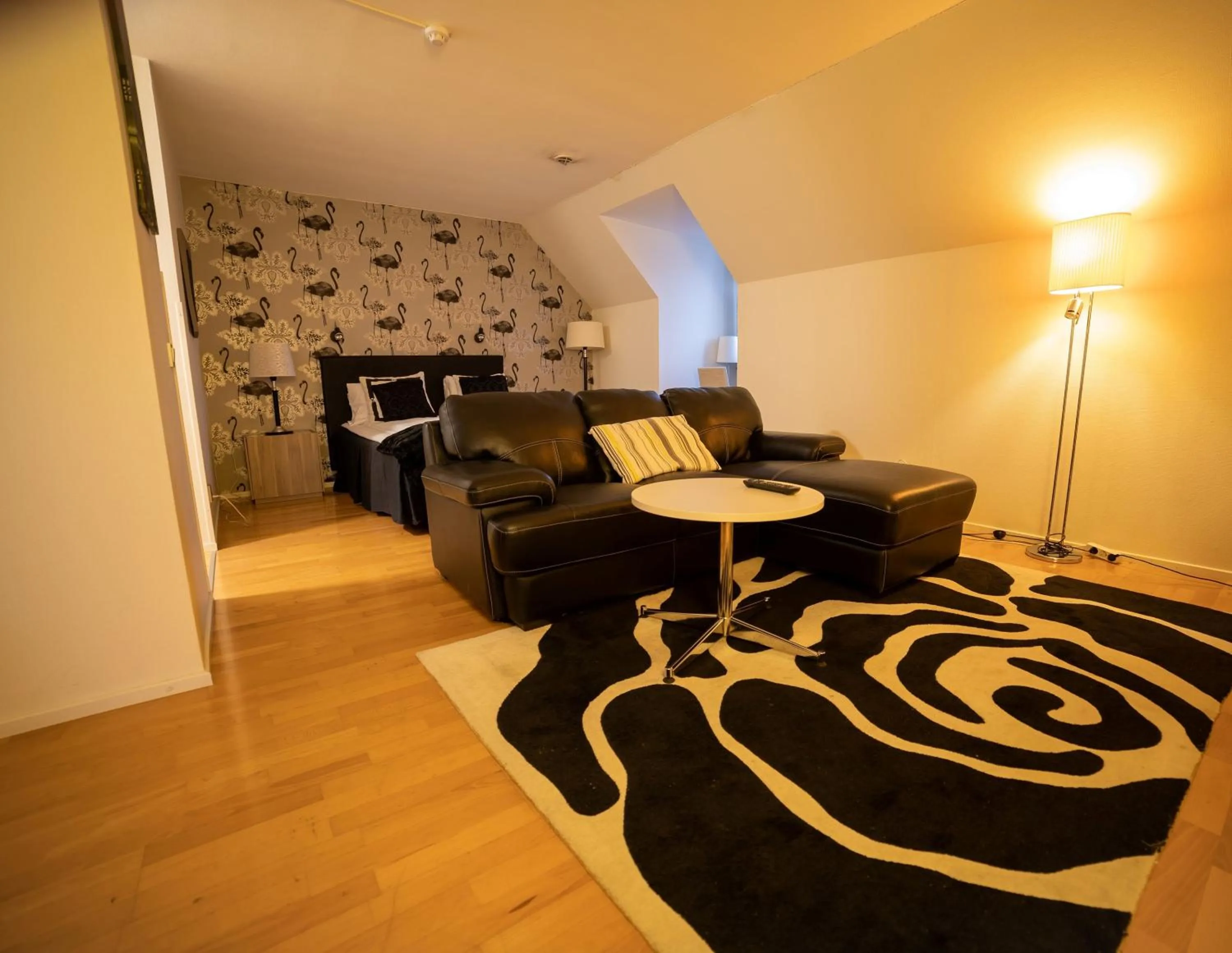 Bed in Hotel Carlshamn