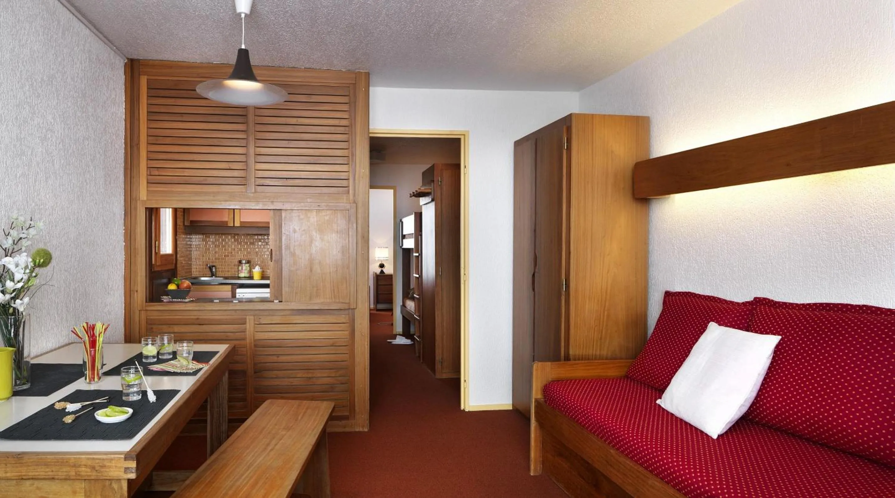 Seating area in Résidence Odalys Tourotel