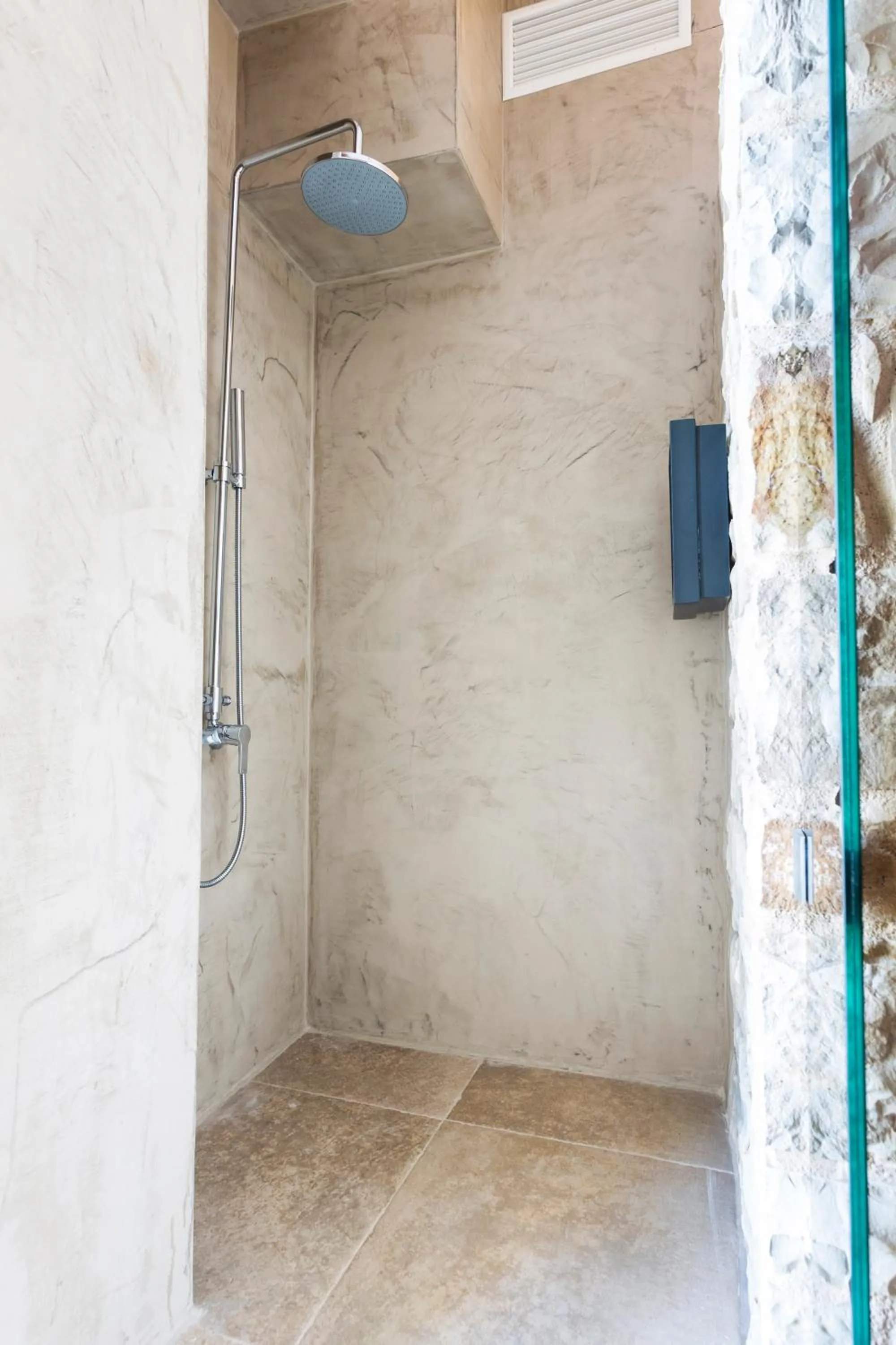 Shower in Kalamaki Luxury Suites