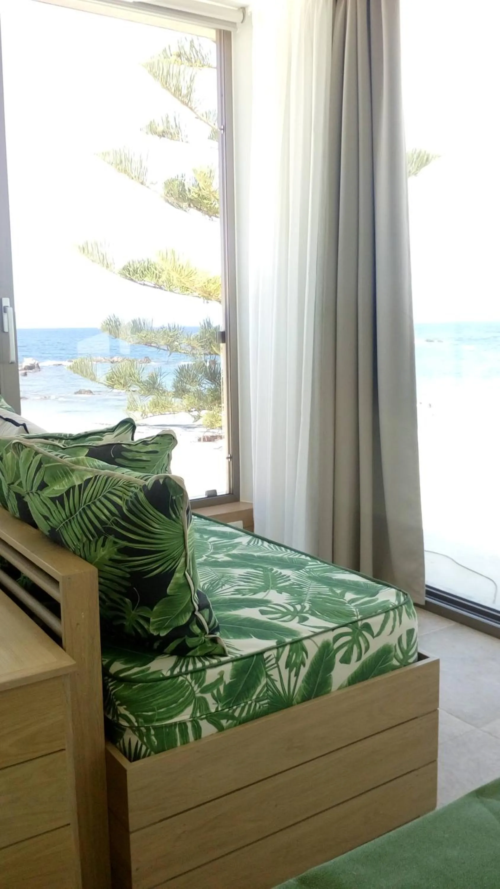 Living room, Bed in Kalamaki Luxury Suites