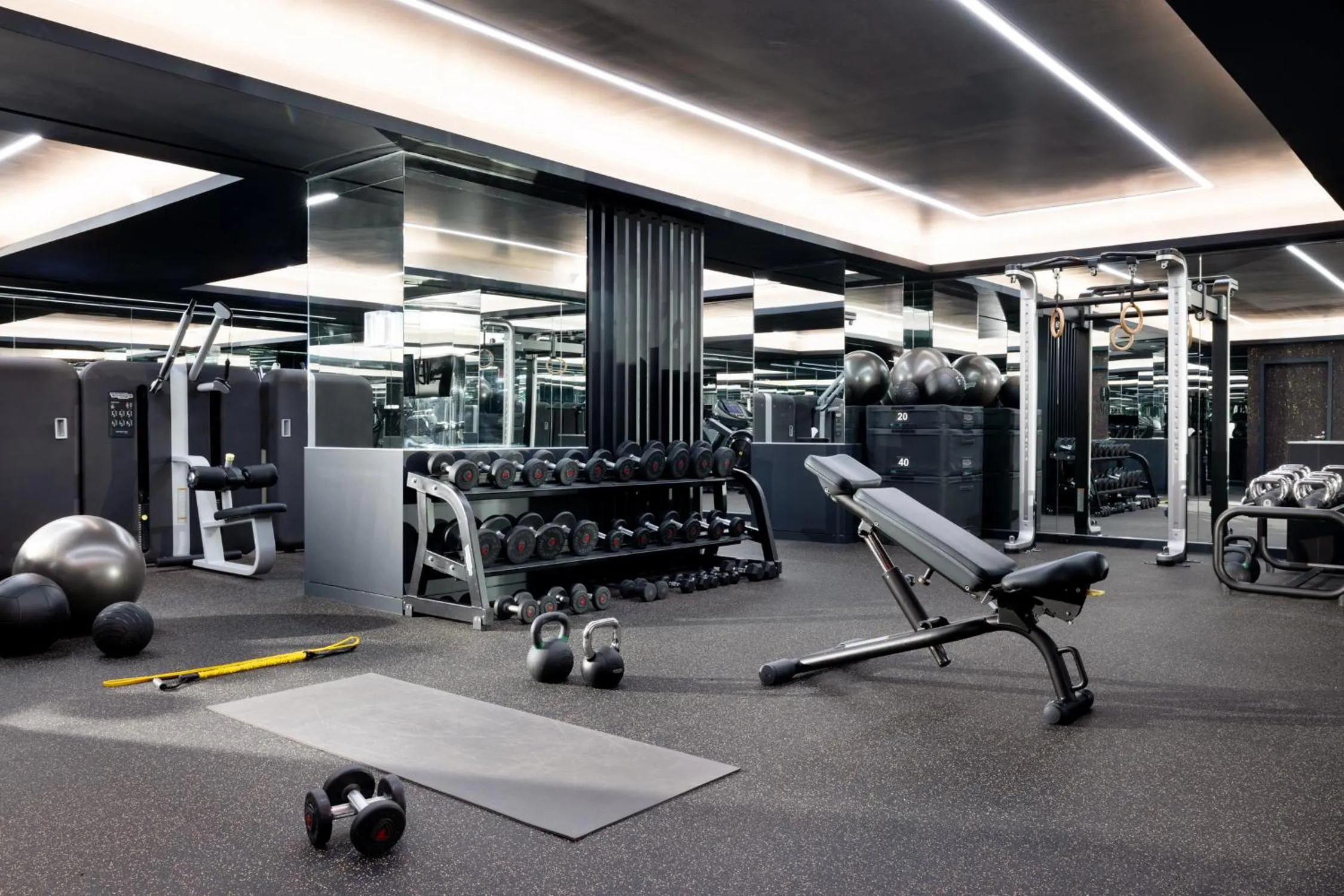 Fitness centre/facilities in The Langham, New York, Fifth Avenue