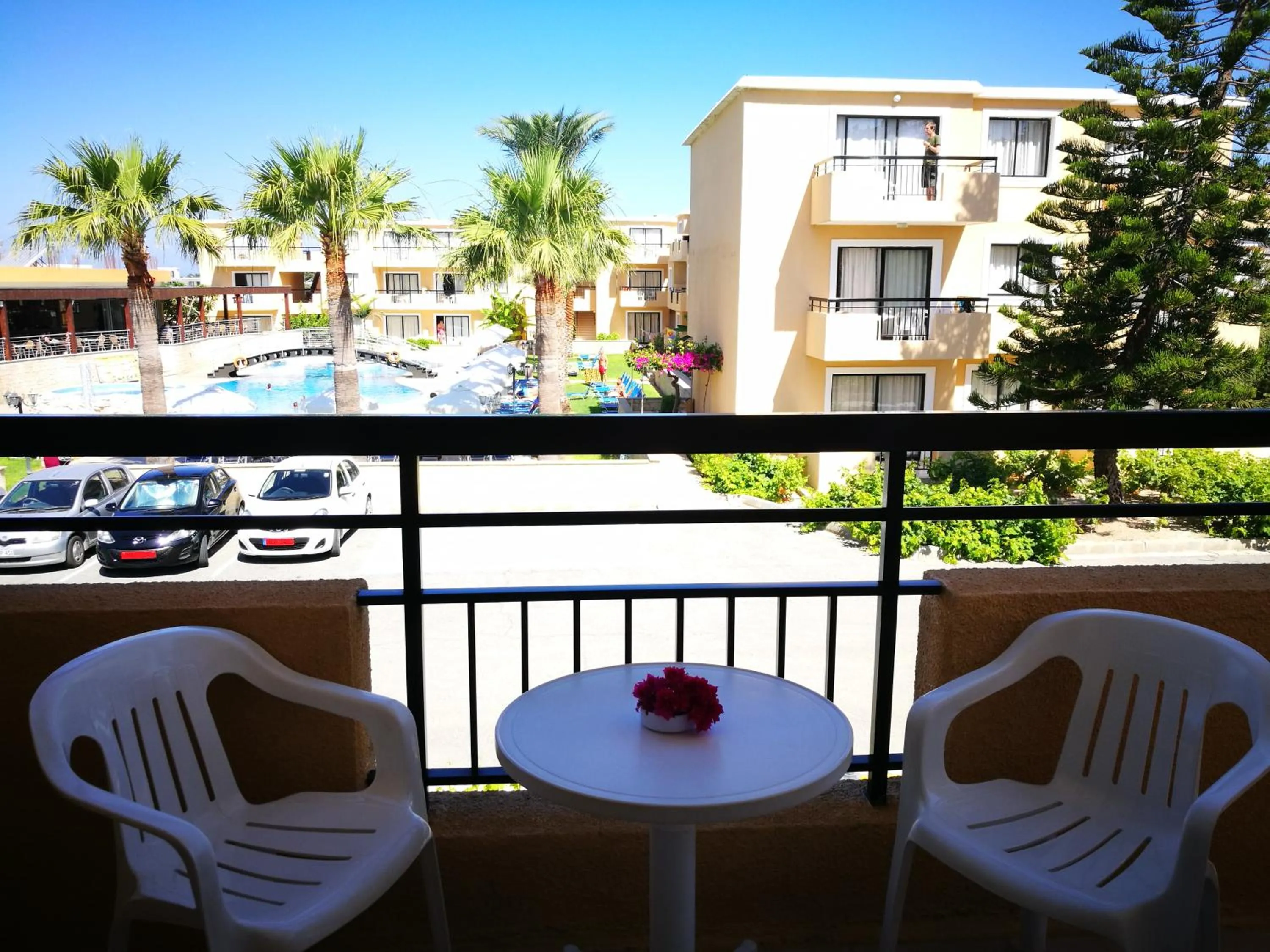 Pool view in Pagona Holiday Apartments