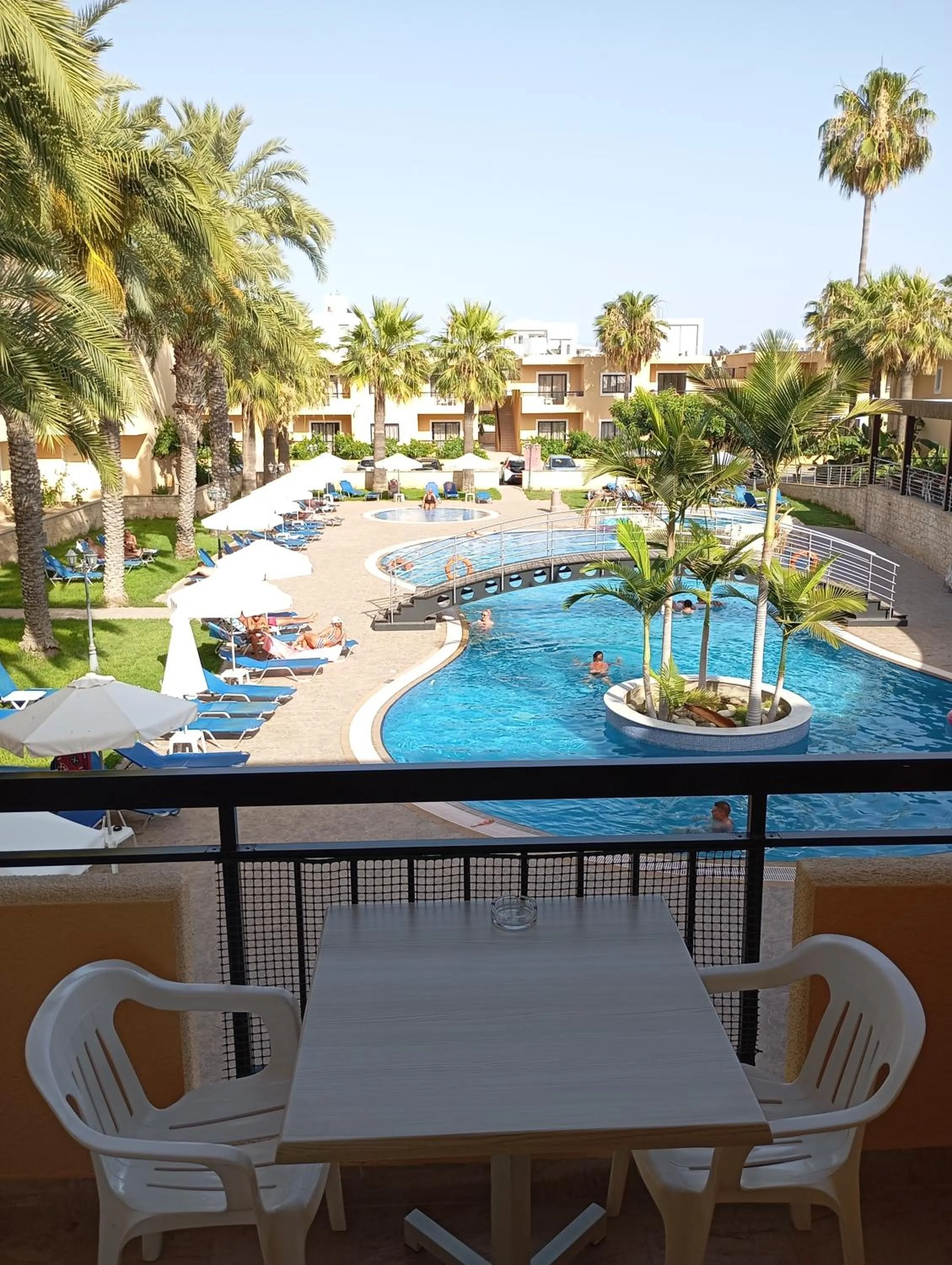 Pool view in Pagona Holiday Apartments