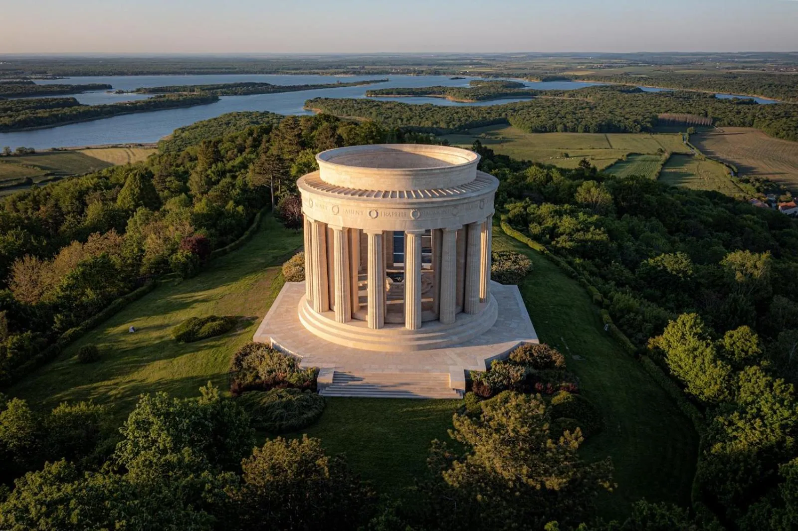 Bird's eye view in Logis Hotel de la Gare