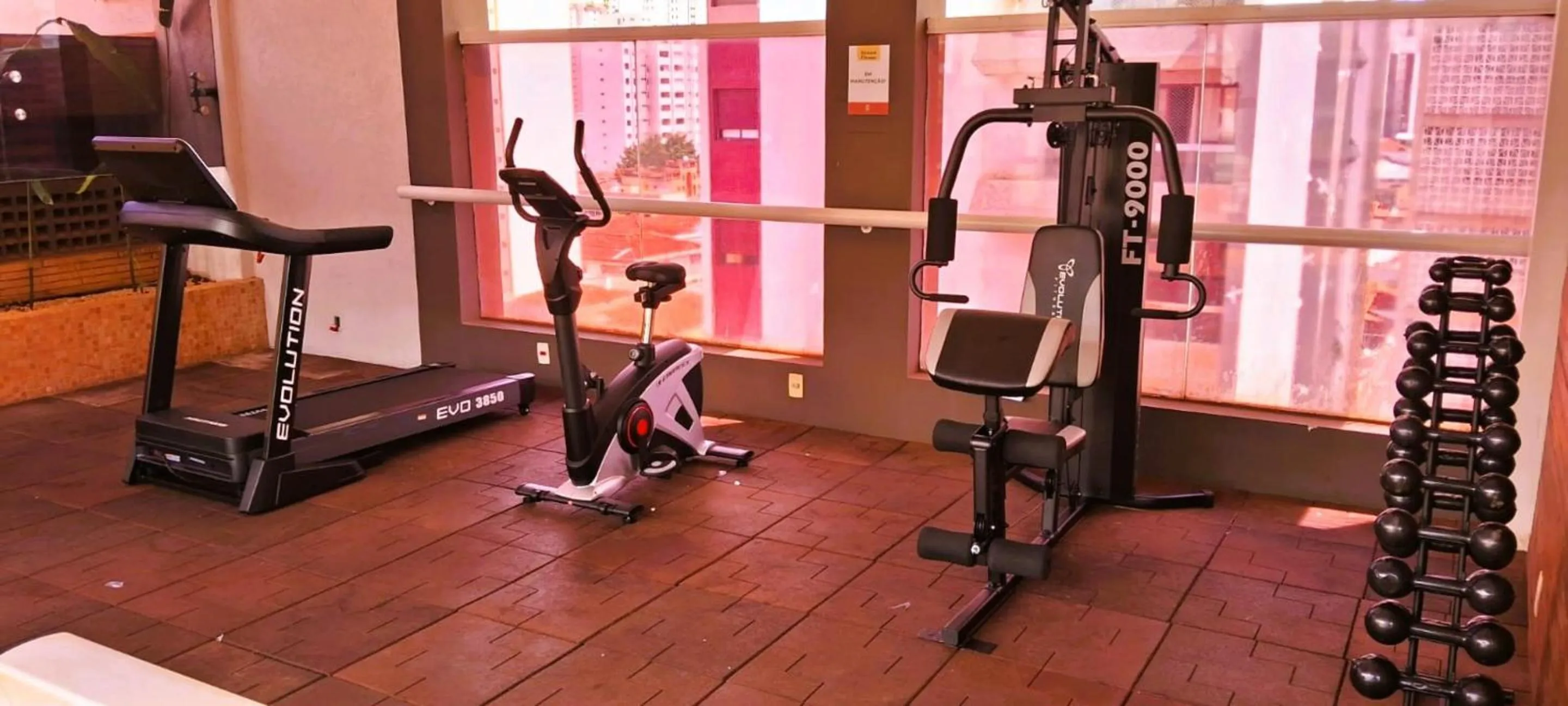Fitness centre/facilities in Black Stream Hotel