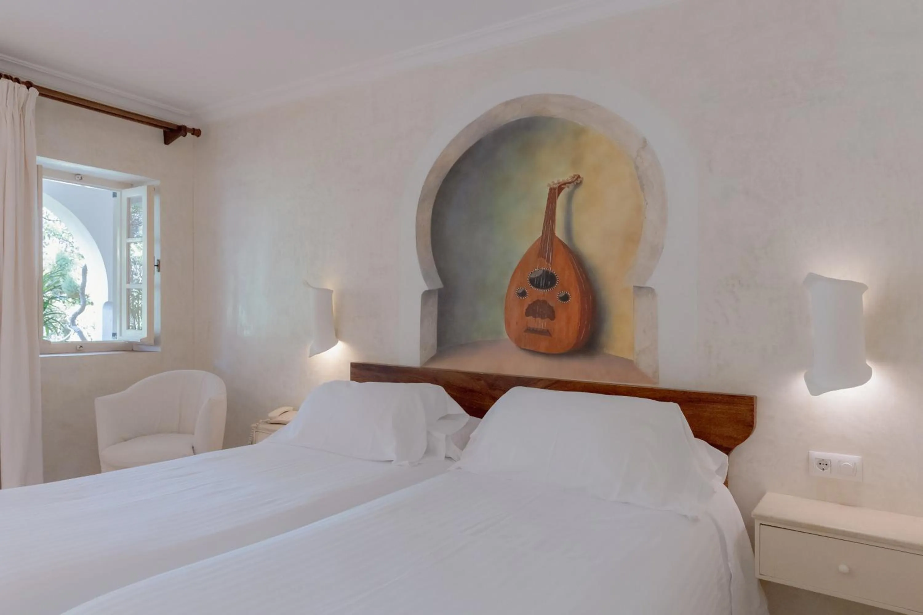 Bed in Hurricane Beach Hotel