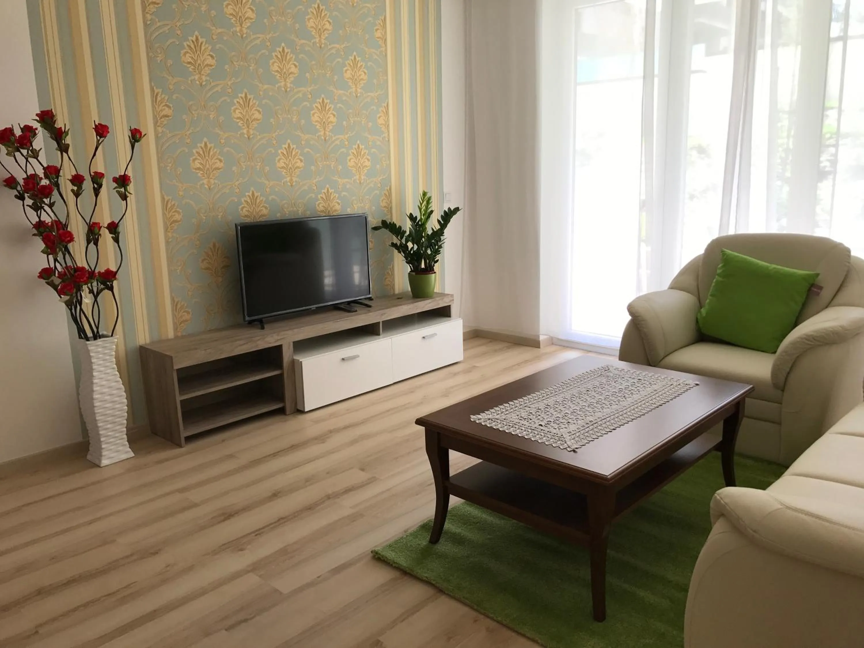 Living room in Corvin Rose Apartment Hotel