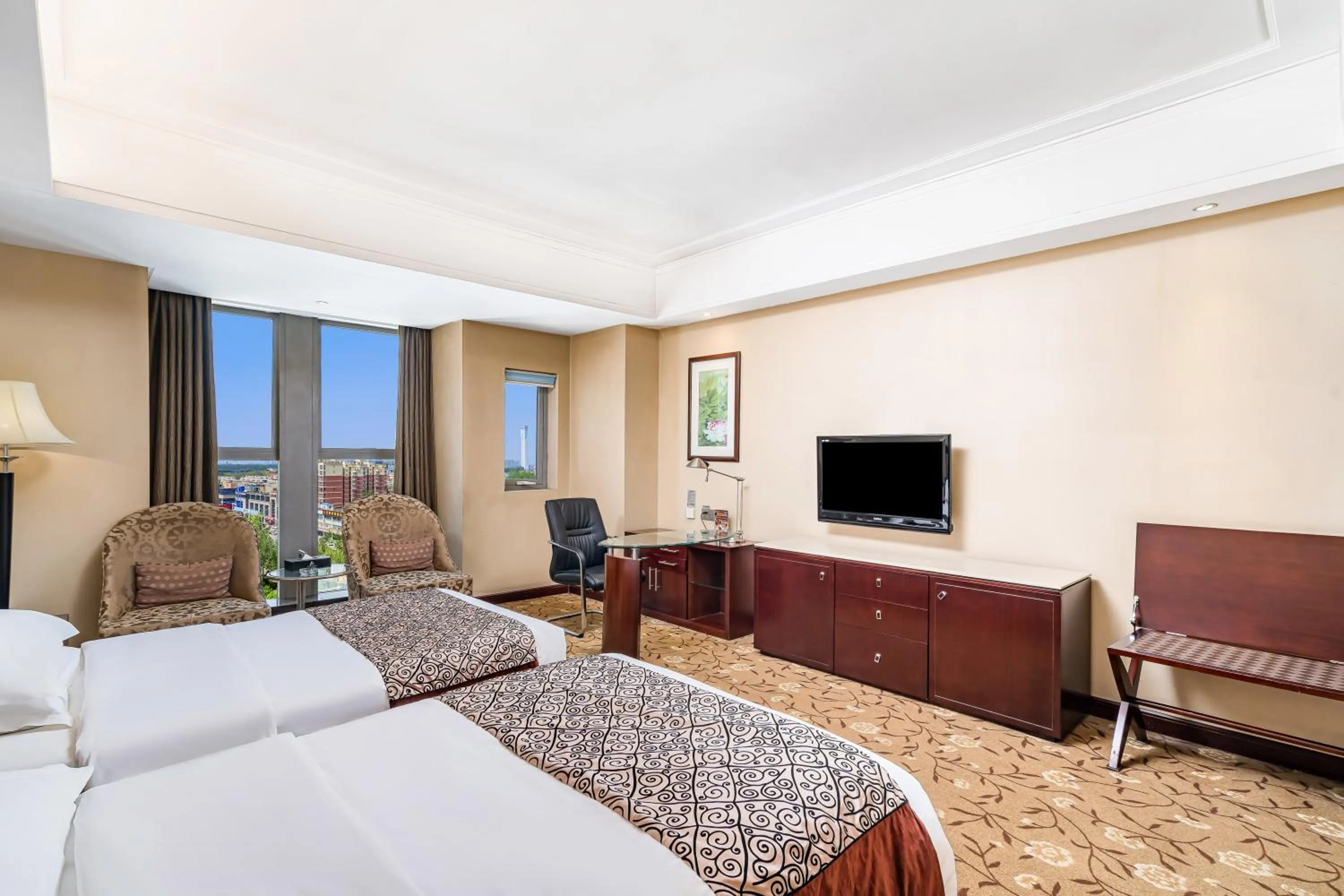 Bed in Langfang Arcadia International Hotel