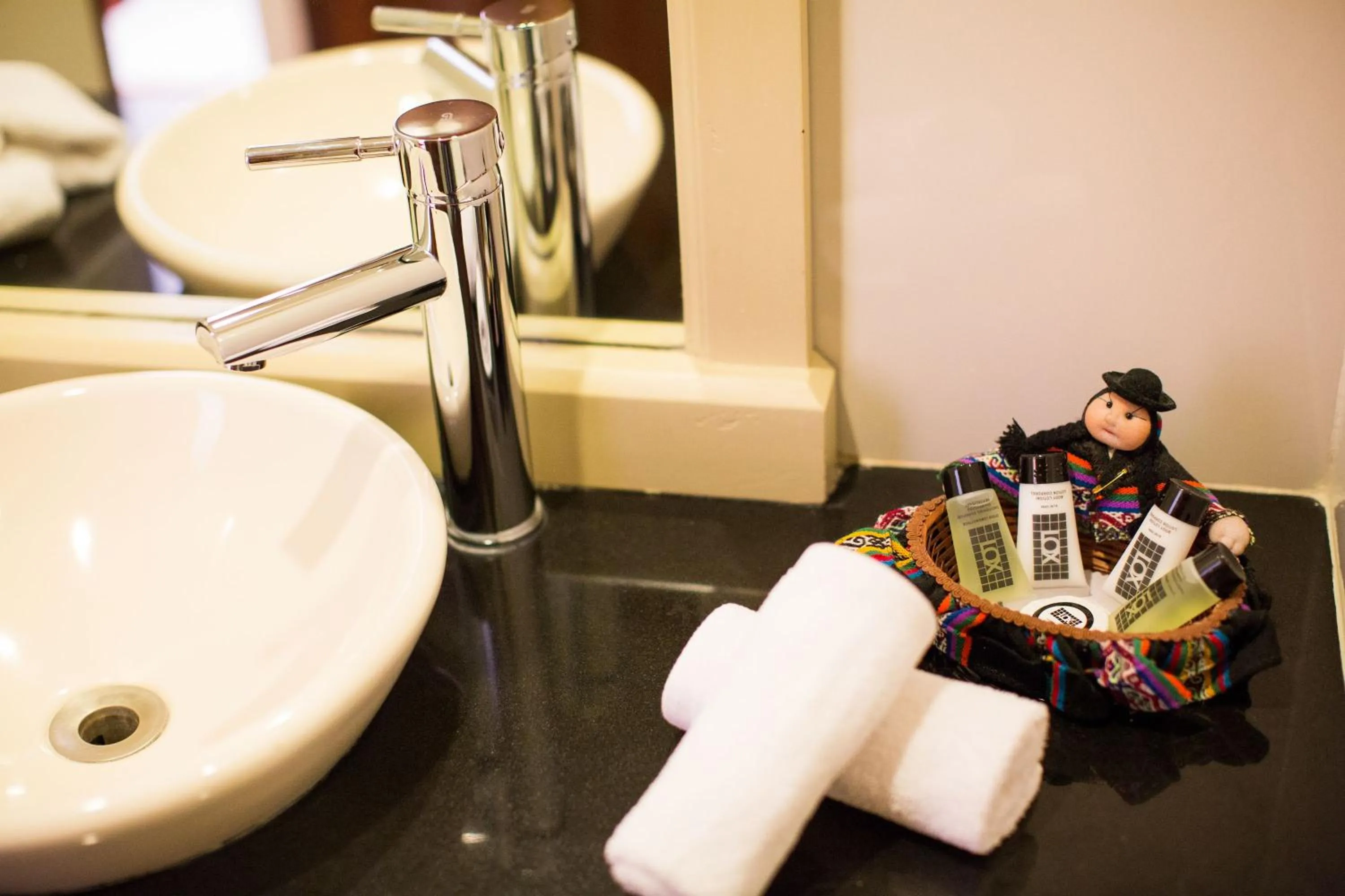 Bathroom in Hotel Rosario Lago Titicaca