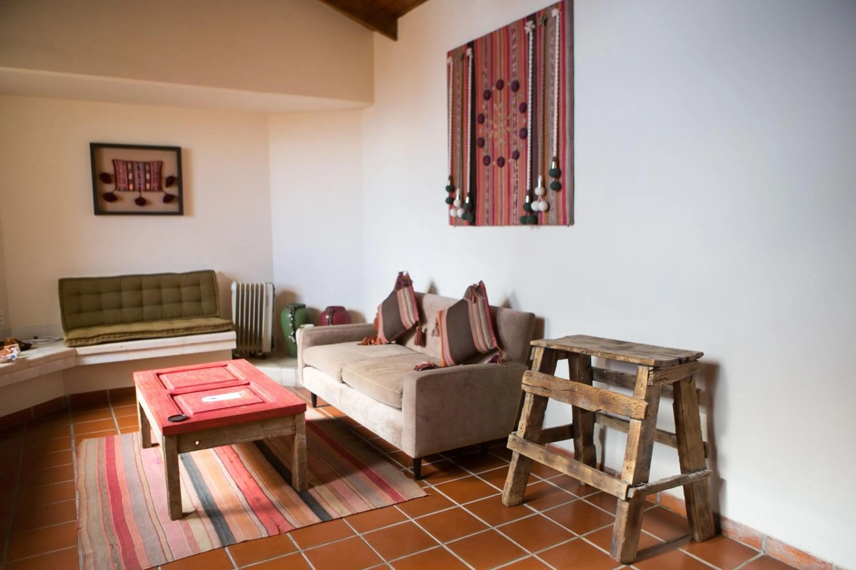 Living room in Hotel Rosario Lago Titicaca