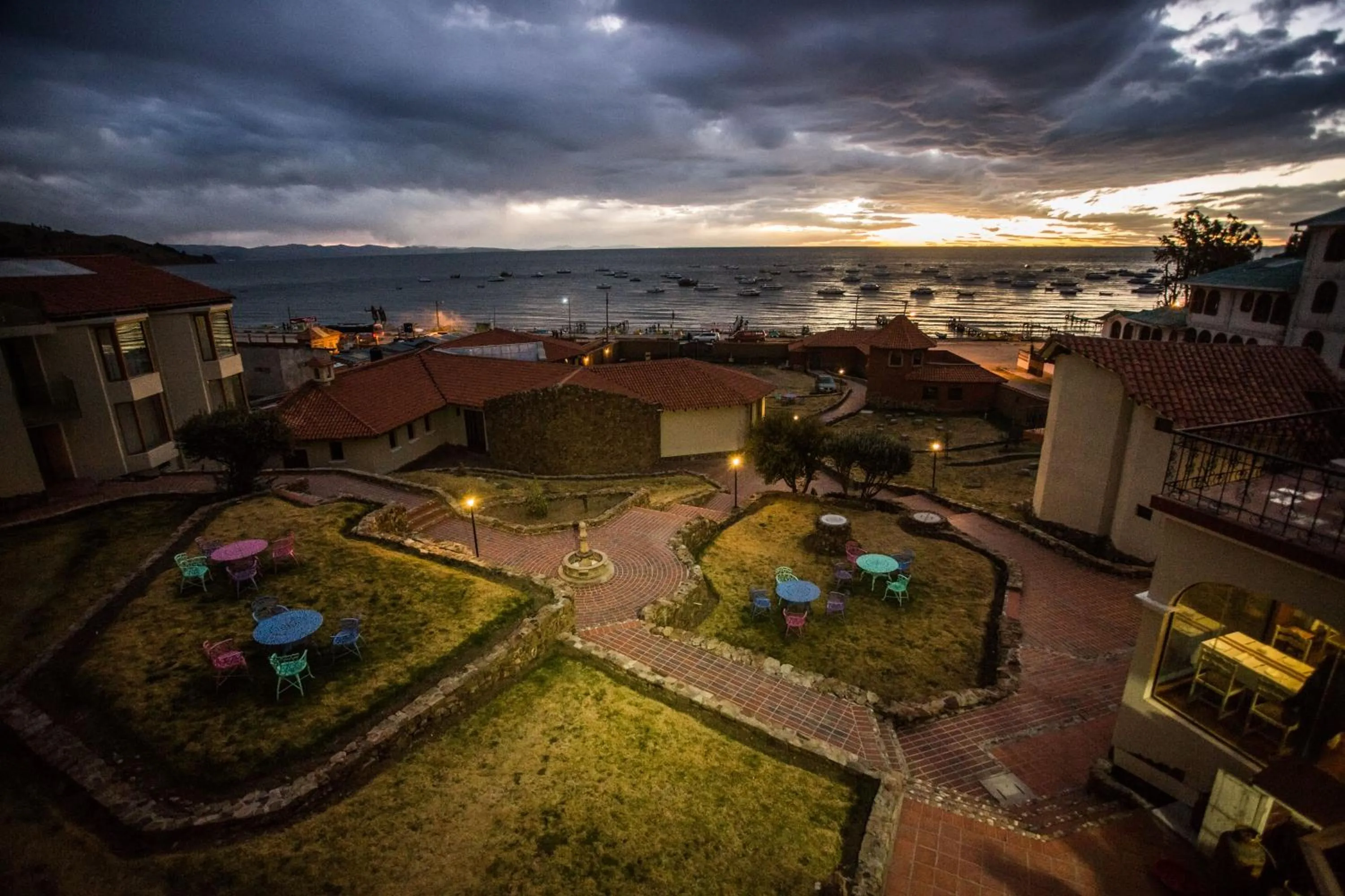 Garden in Hotel Rosario Lago Titicaca