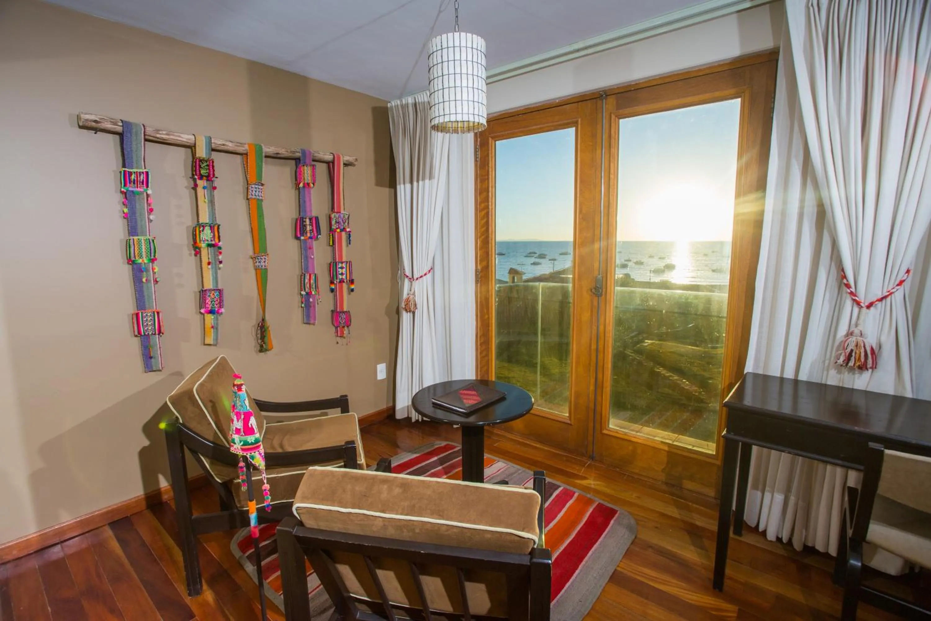 Balcony/Terrace in Hotel Rosario Lago Titicaca