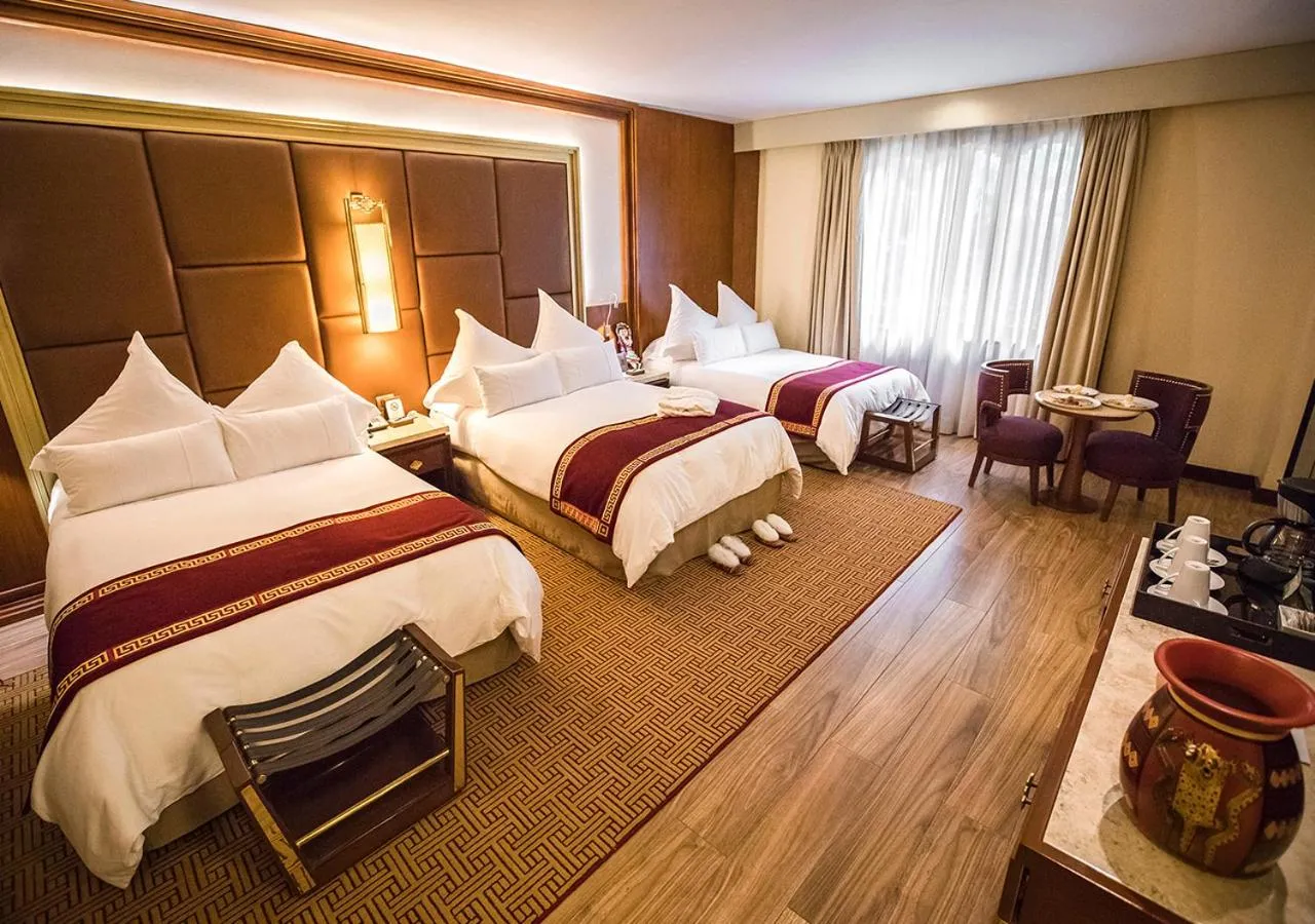 Bed in Sumaq Machu Picchu Hotel