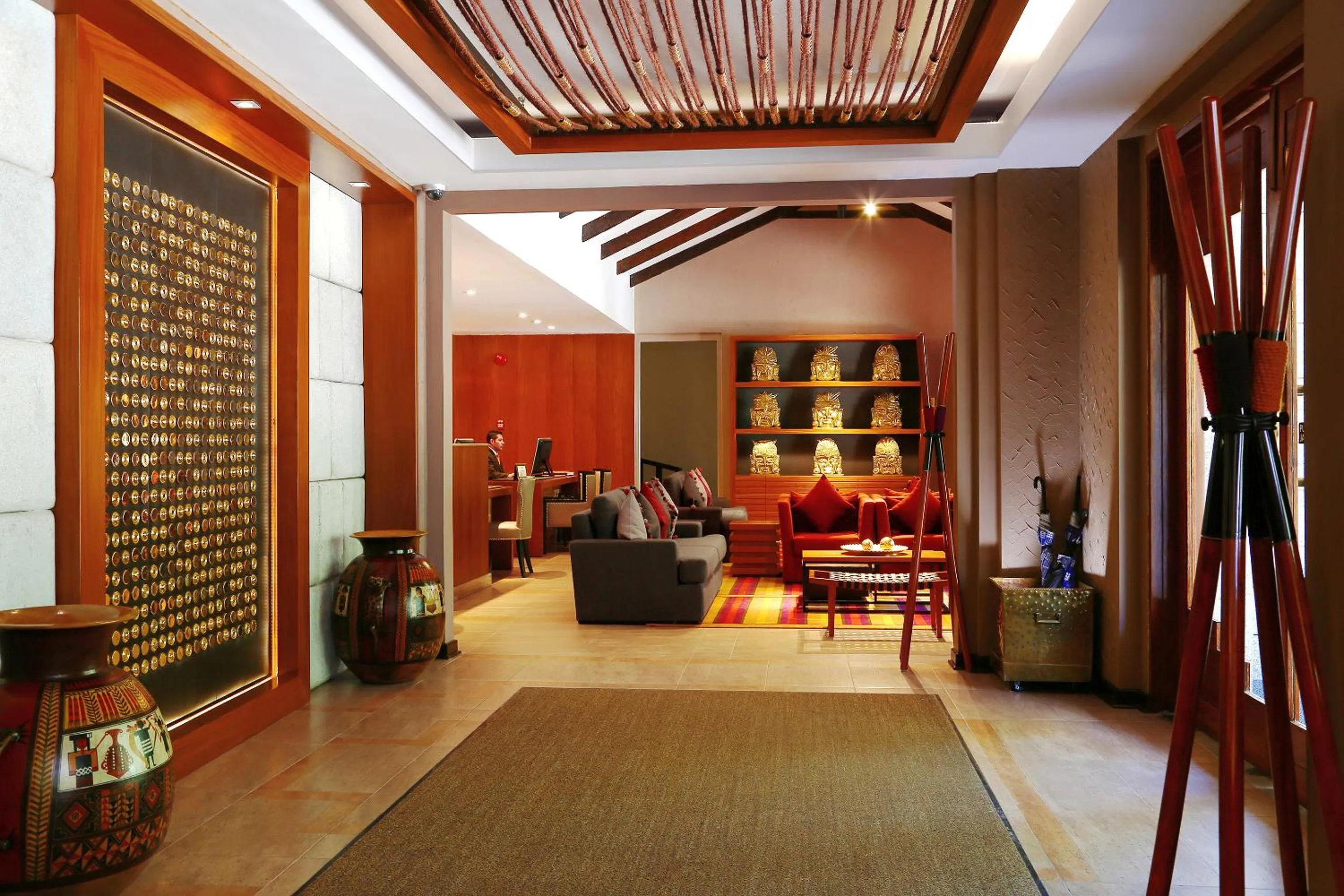 Lobby or reception in Sumaq Machu Picchu Hotel