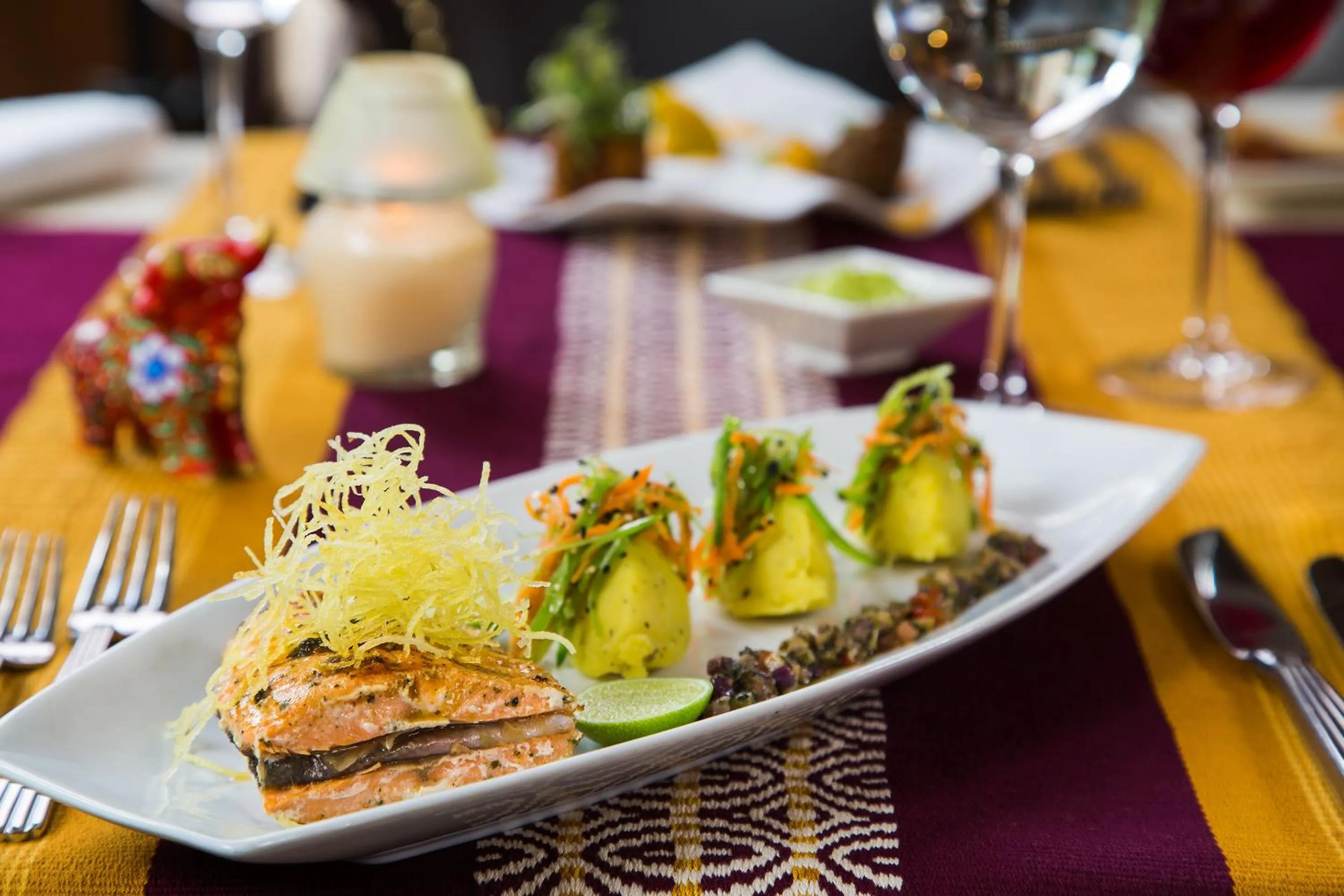 Food and drinks in Sumaq Machu Picchu Hotel