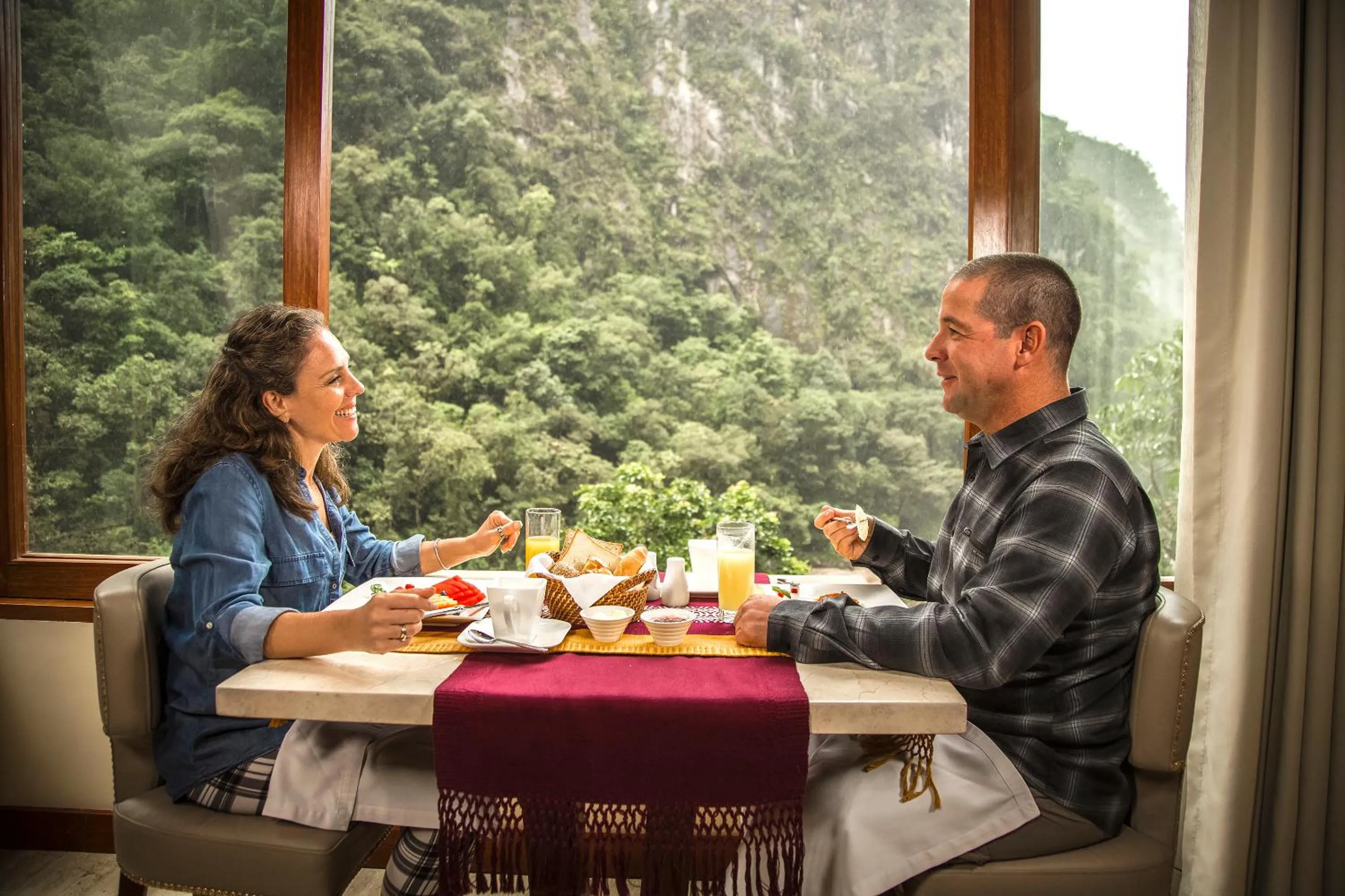 People in Sumaq Machu Picchu Hotel