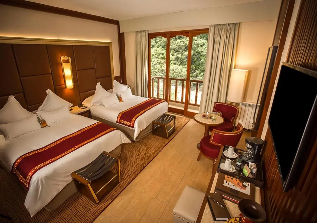 Triple Room with Balcony in Sumaq Machu Picchu Hotel Triple Room with Balcony in Sumaq Machu Picchu Hotel