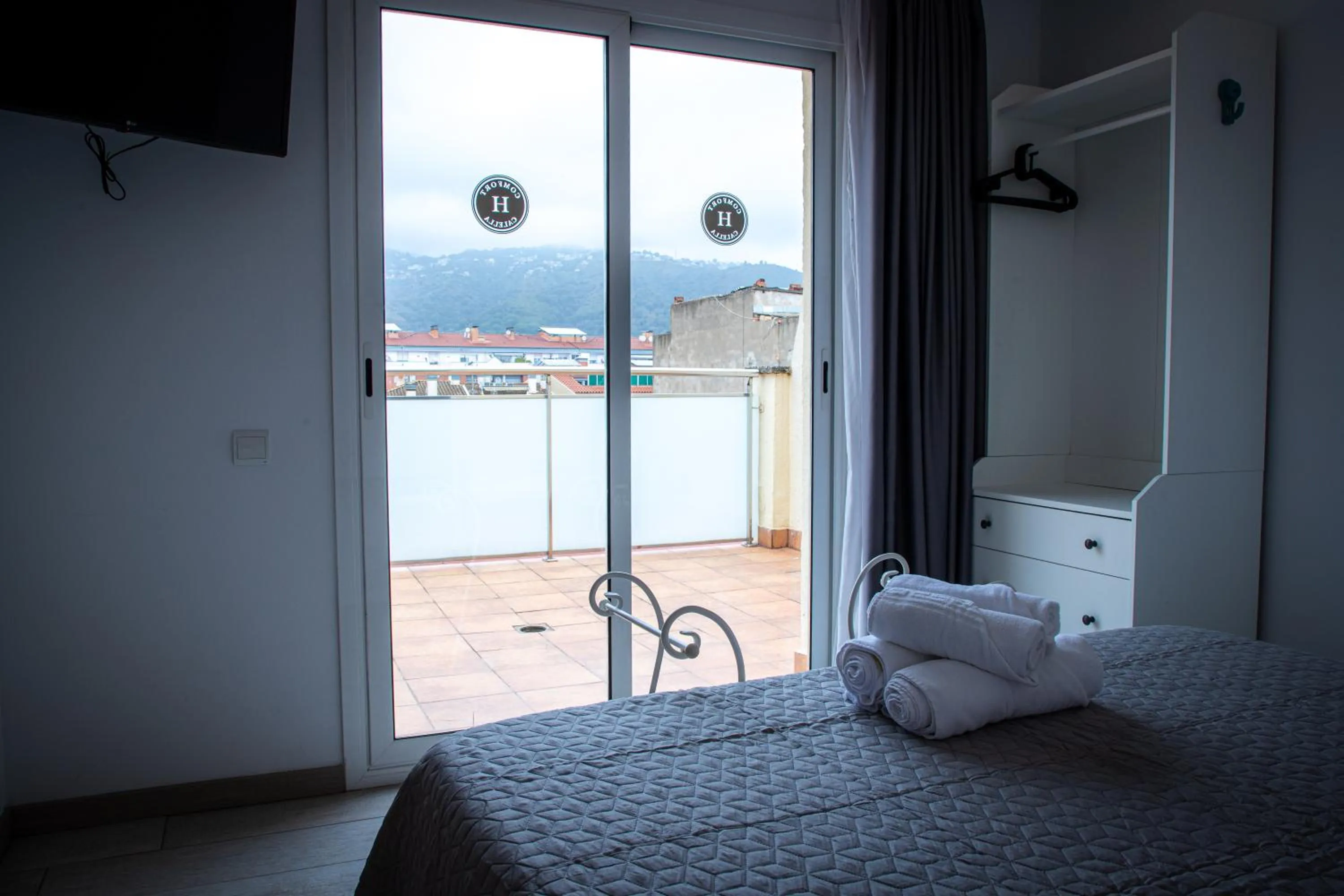 Bed in Apartamentos Comfort Calella