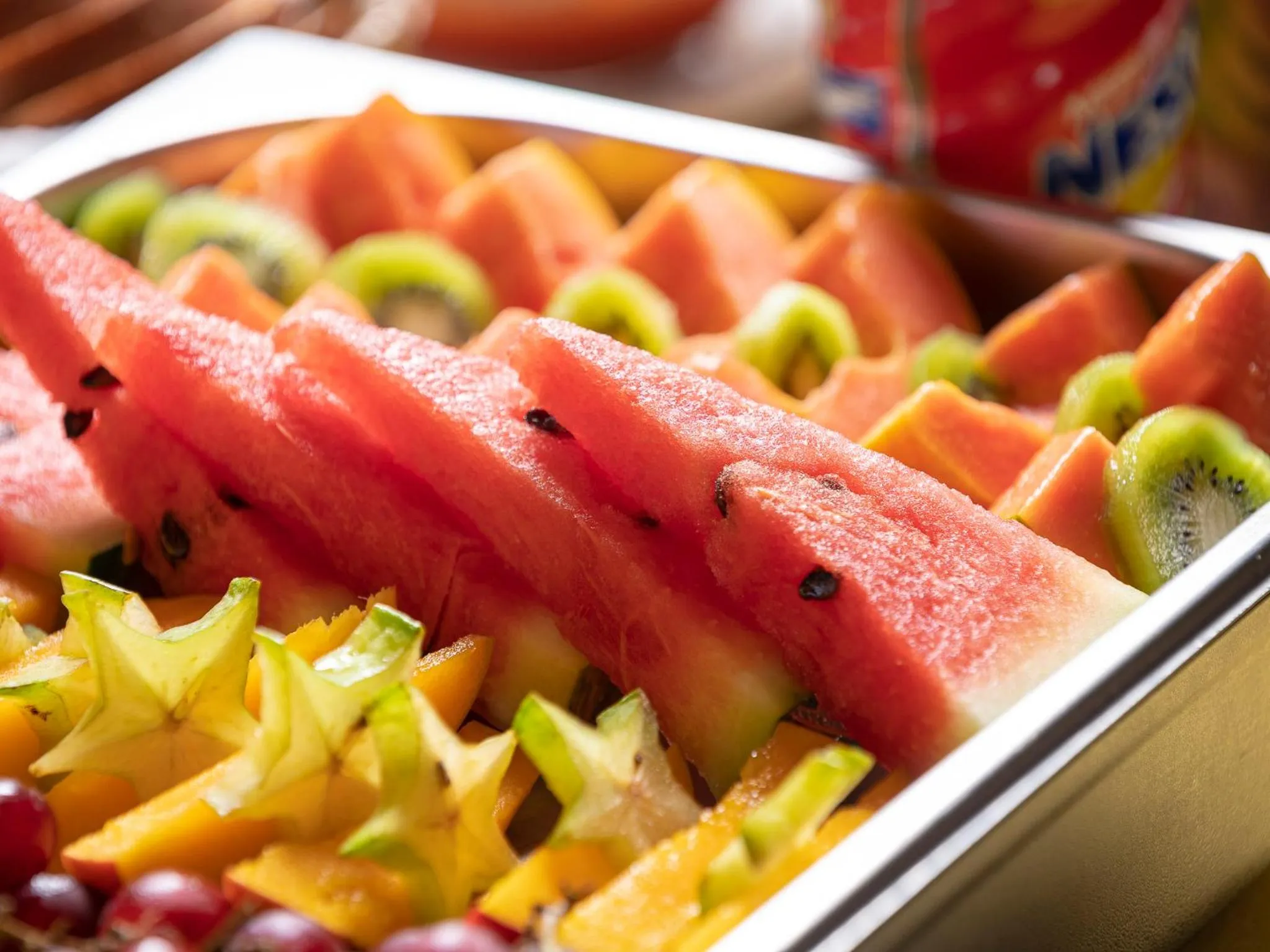 Buffet breakfast in Pousada Atiaia