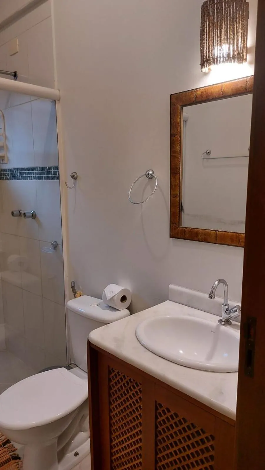 Bathroom in Pousada Atiaia