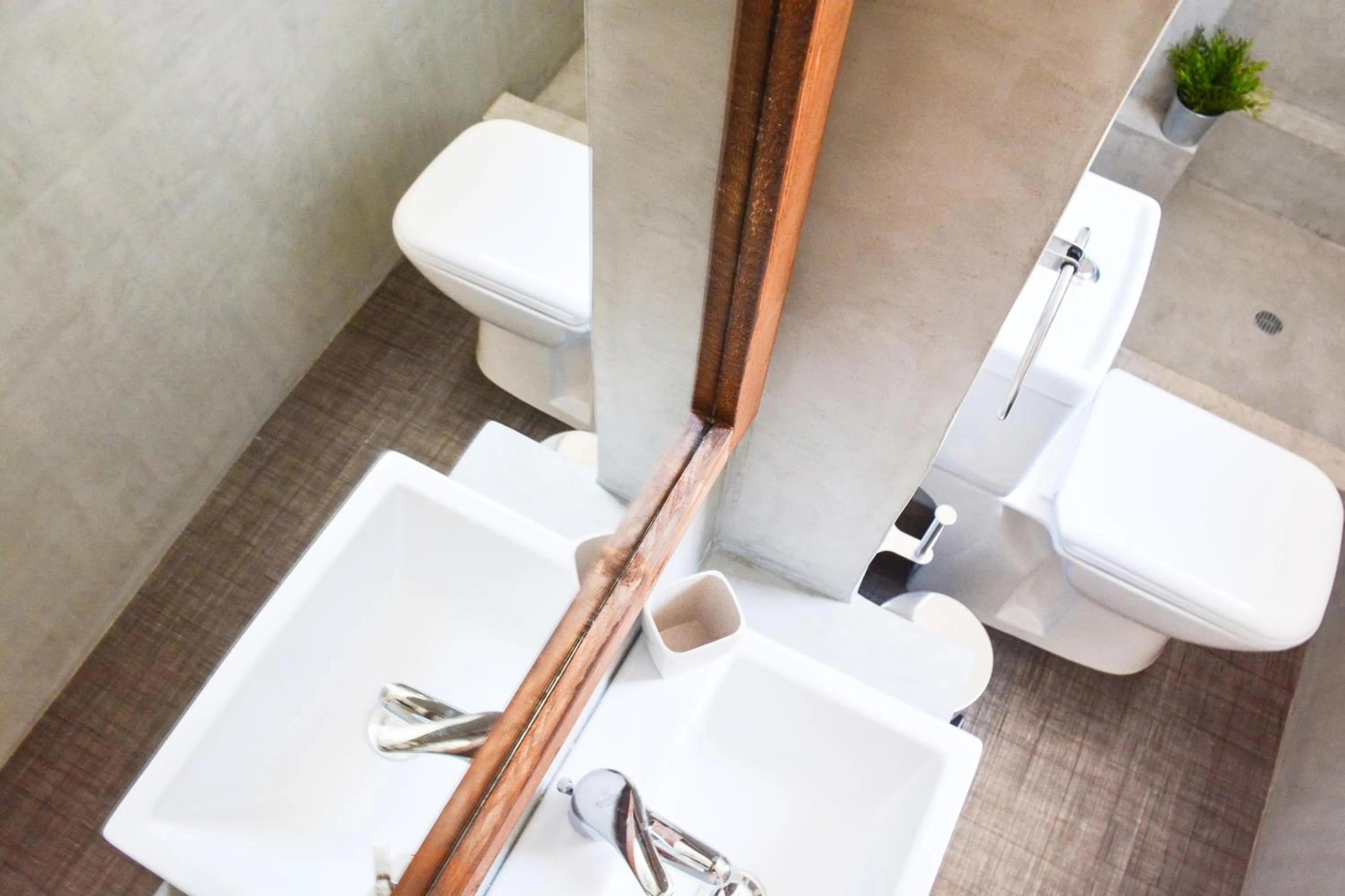 Bathroom in Athens Connection Apartments