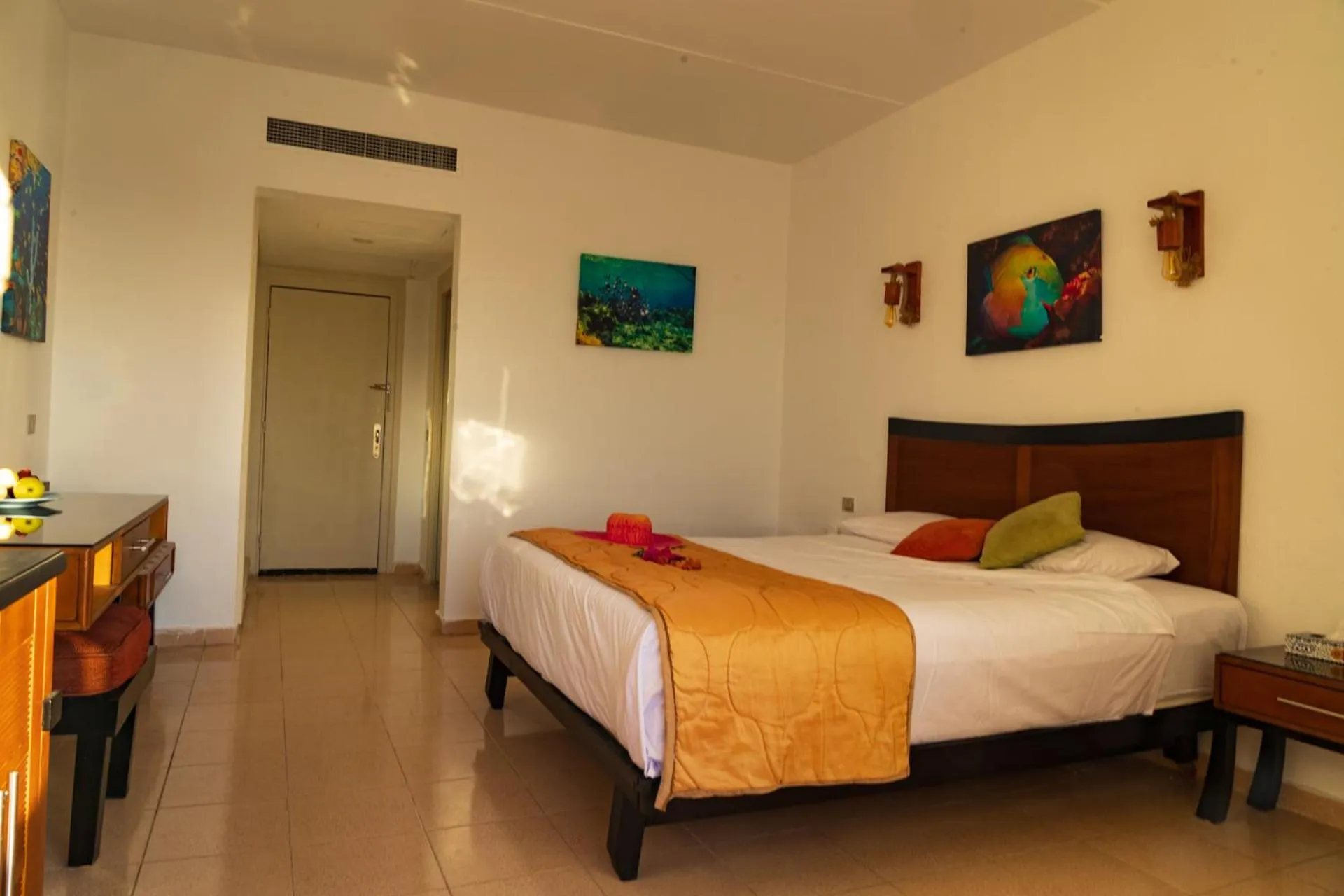 Bed in Sharm El Naga Resort and Diving Center