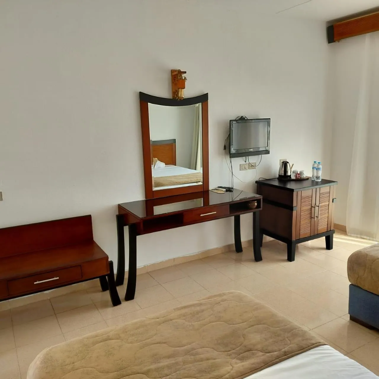 Bed in Sharm El Naga Resort and Diving Center