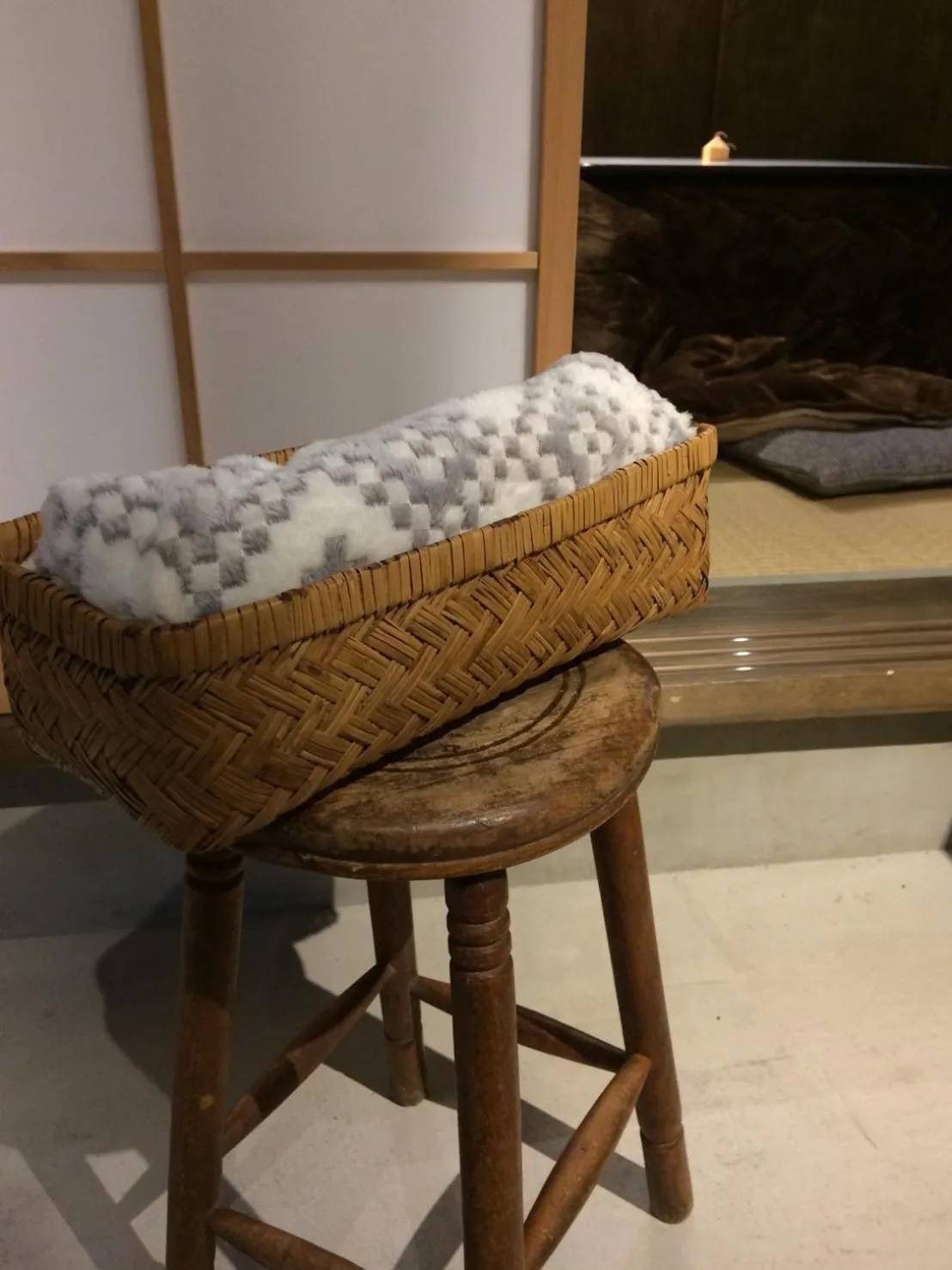 Decorative detail in Teramachiya Wind Bell Temple Guest House