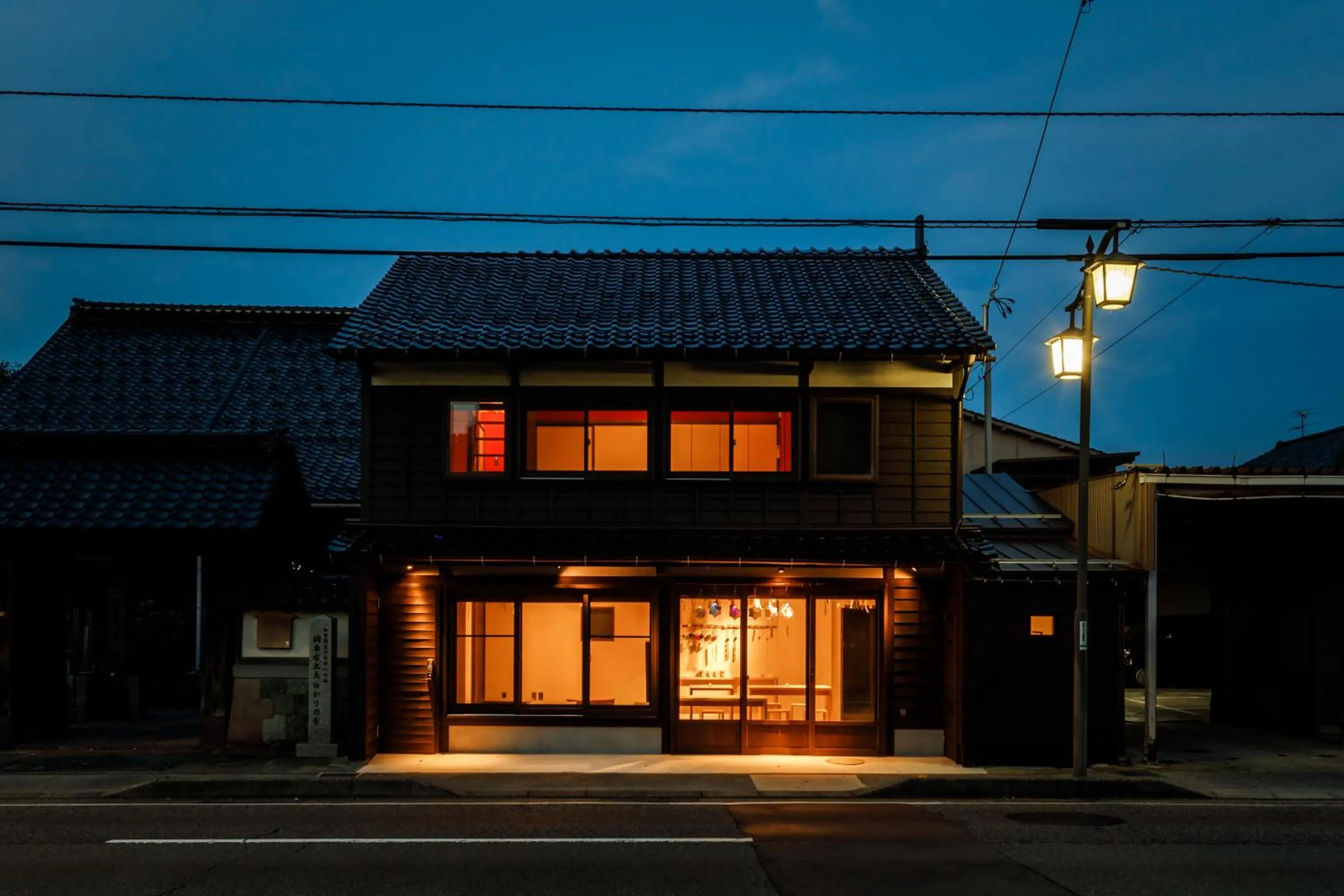 Facade/entrance in Teramachiya Wind Bell Temple Guest House
