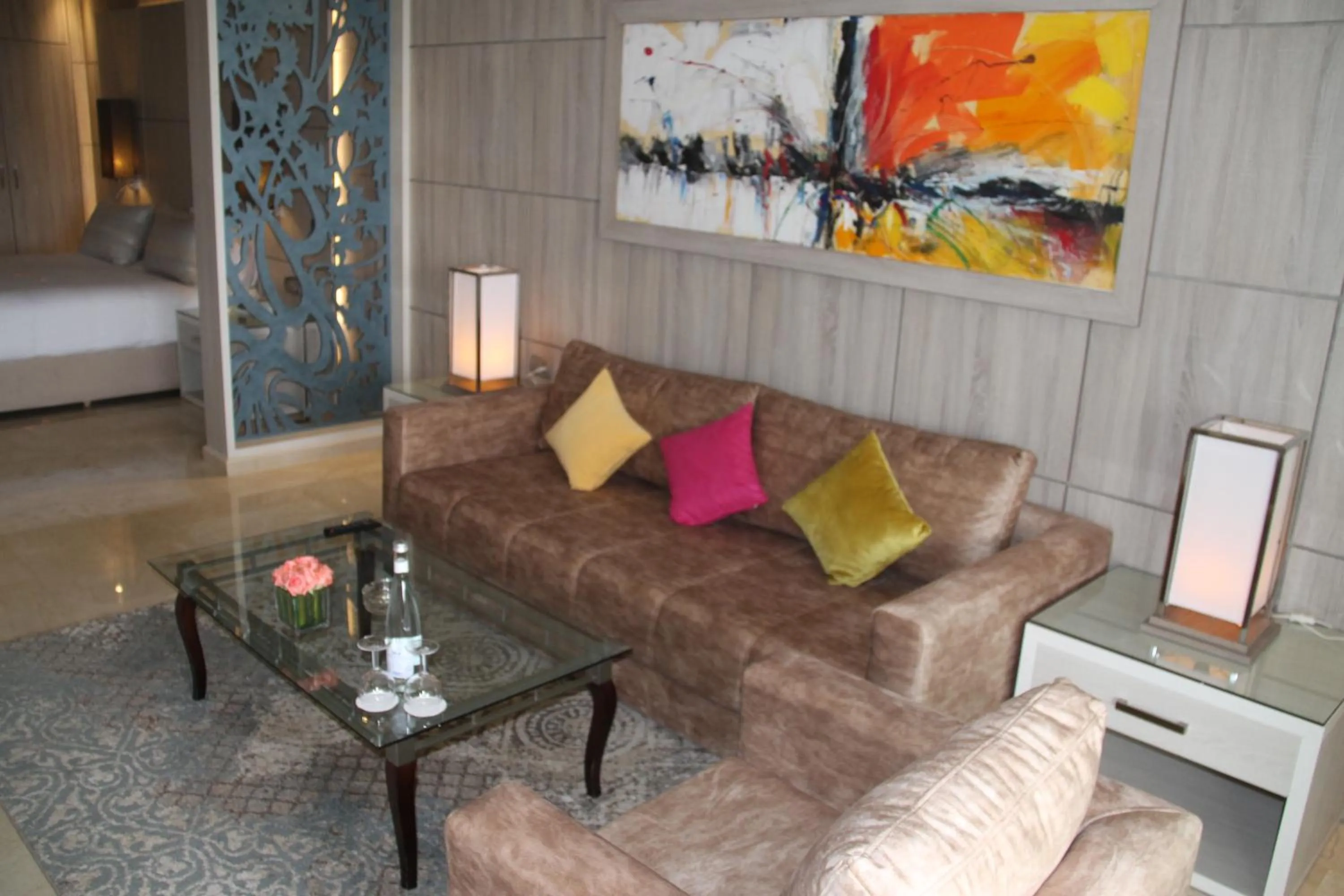 Living room in Zaki Hotel