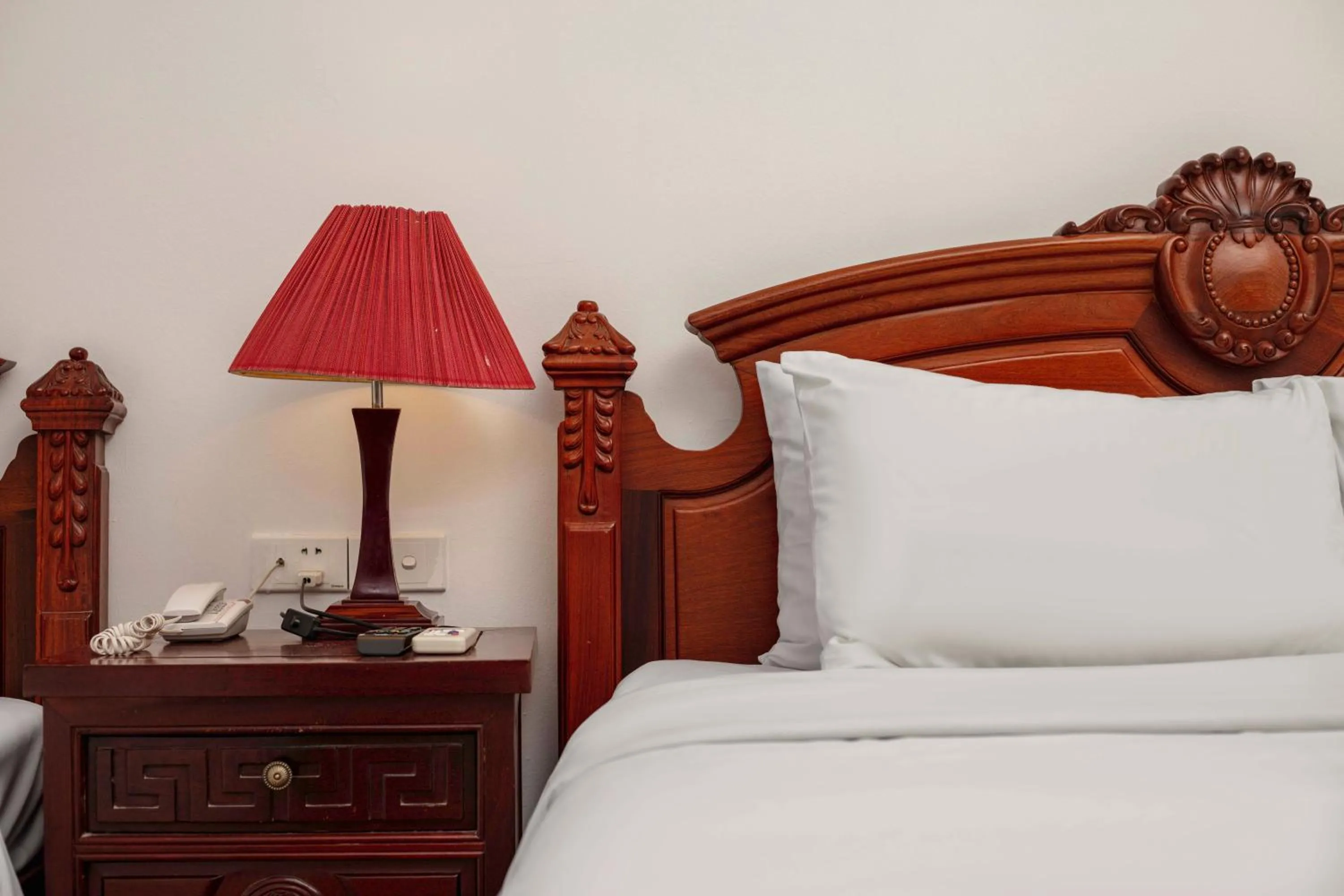 Bed in Phoenix Palace Hotel Hanoi