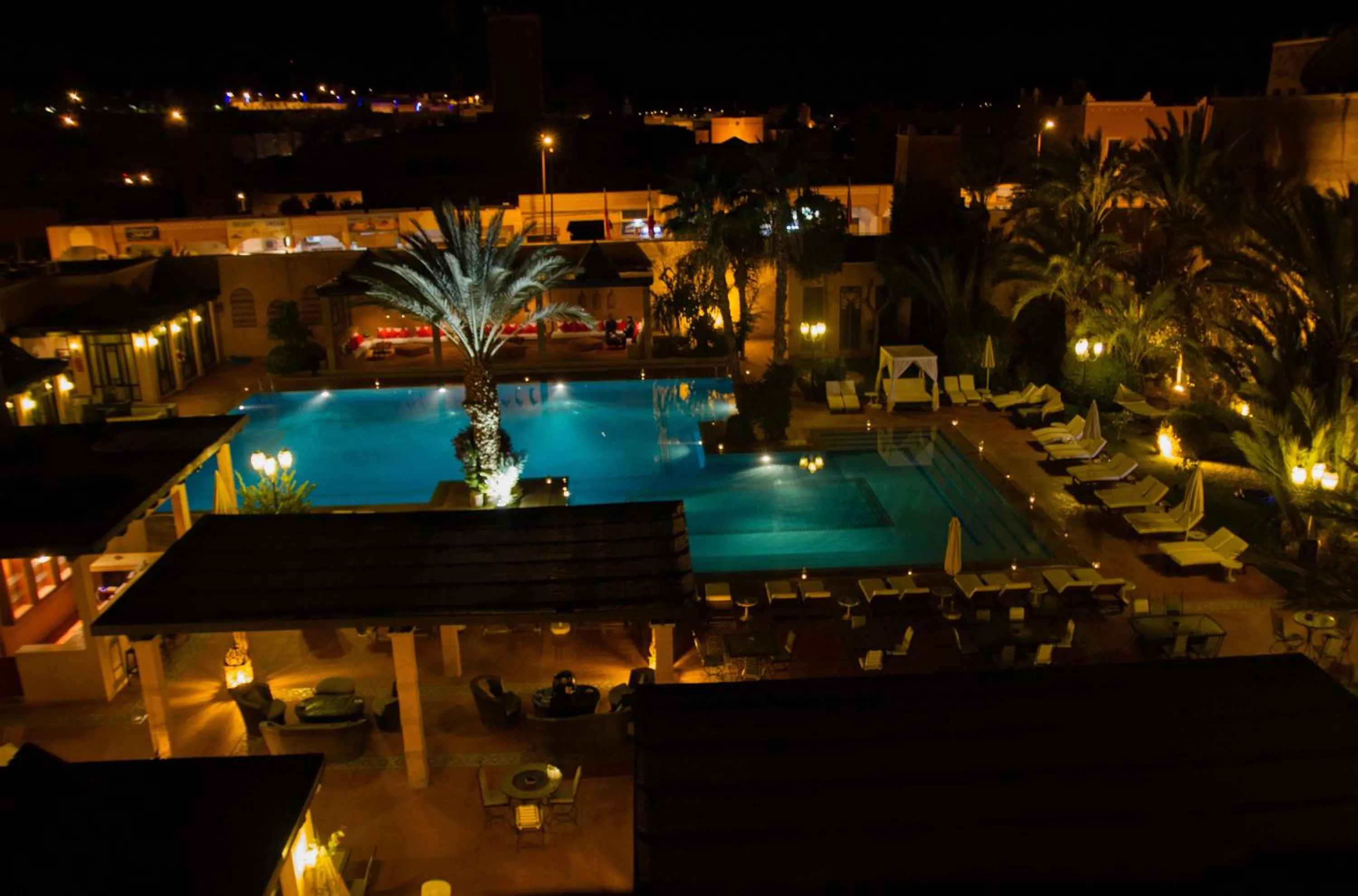 Pool view in Berbère Palace