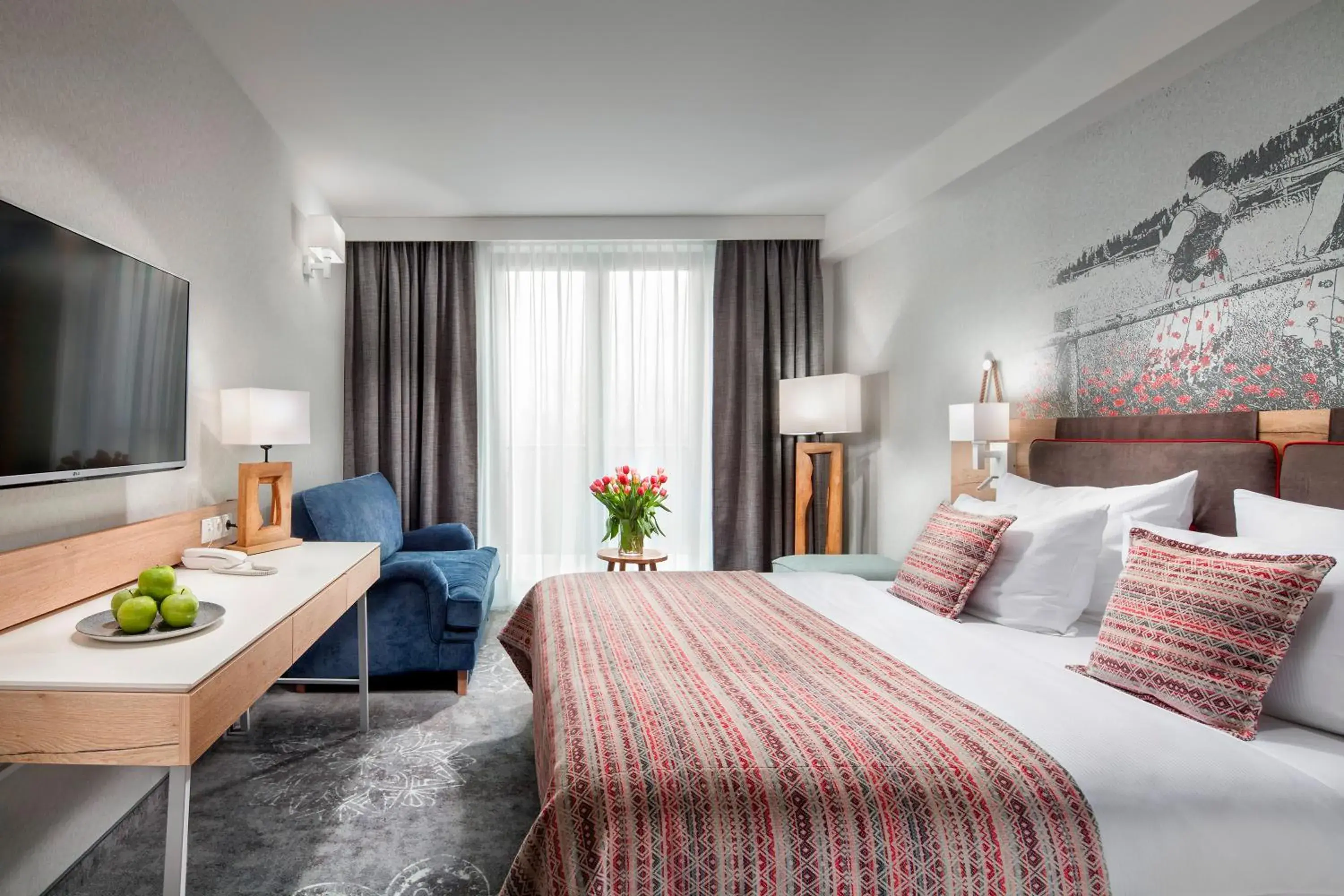 Superior Family Room with 1 double bed (without access to the thermal baths) in Hotel Aquarion Family & Friends Superior Family Room with 1 double bed (without access to the thermal baths) in Hotel Aquarion Family & Friends